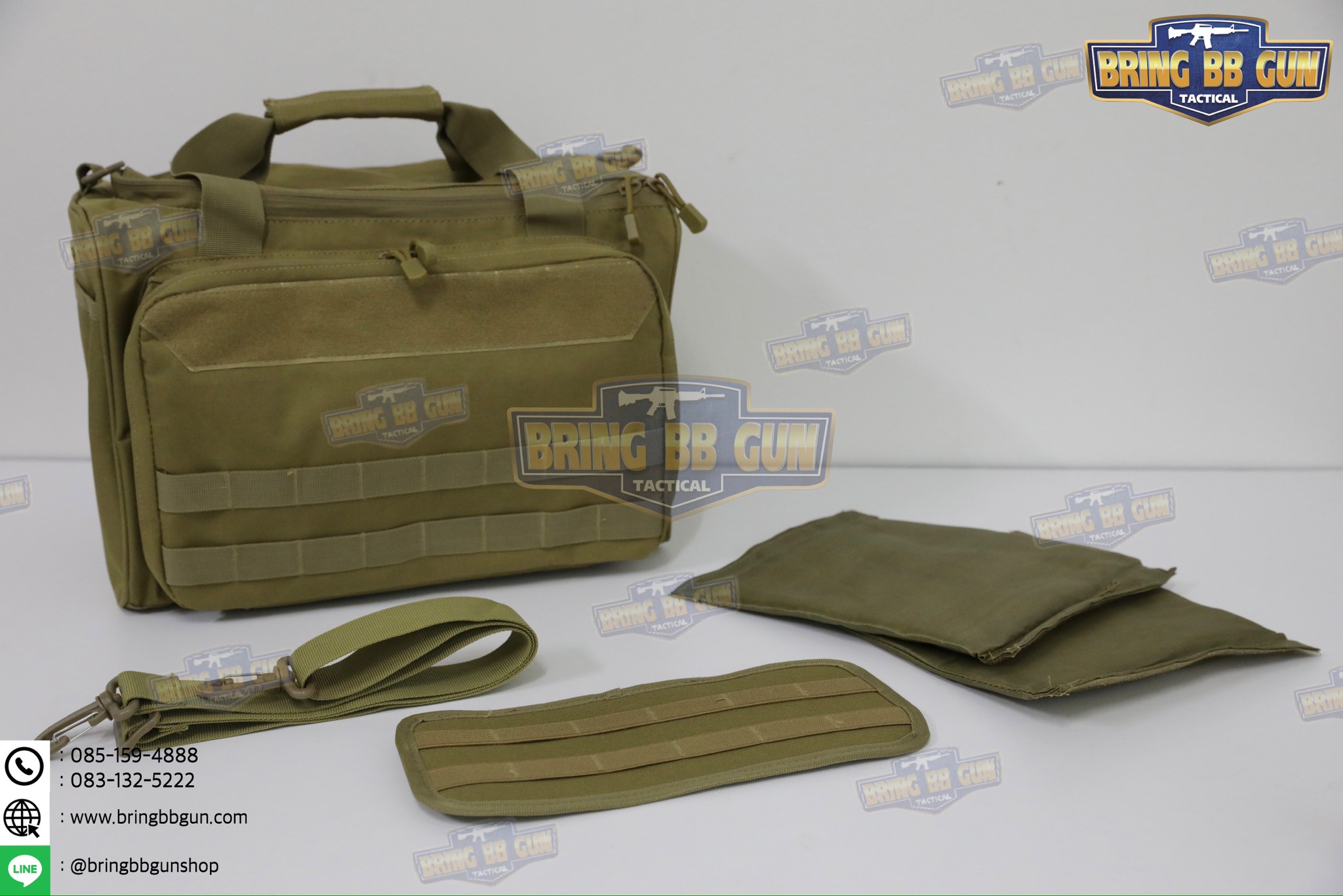 กระเป๋าเก็บอุปกรณ์ (กระเป๋าอเนกประสงค์ สำหรับยิงปืน) (กระเป๋าสำหรับนักแข่งยิงปืน) (กระเป๋าเก็บอุปกรณ์+แม็กกาซีนปืนสั้น) (Range Bag) (IPSC Range Bag Tactical Shooting Gun Bags)