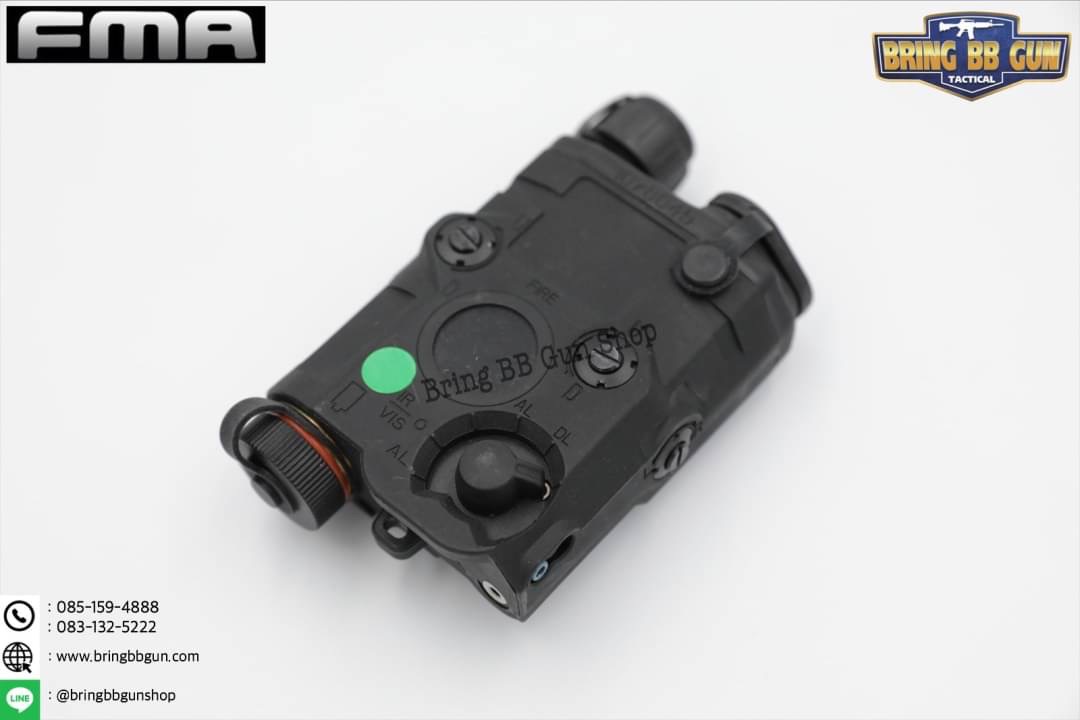 ไฟฉาย+เลเซอร์สีแดง PEQ-15/LA-5C UHP ยี่ห้อ FMA (กล่องแบตไฟฉาย+เลเซอร์สีแดง)