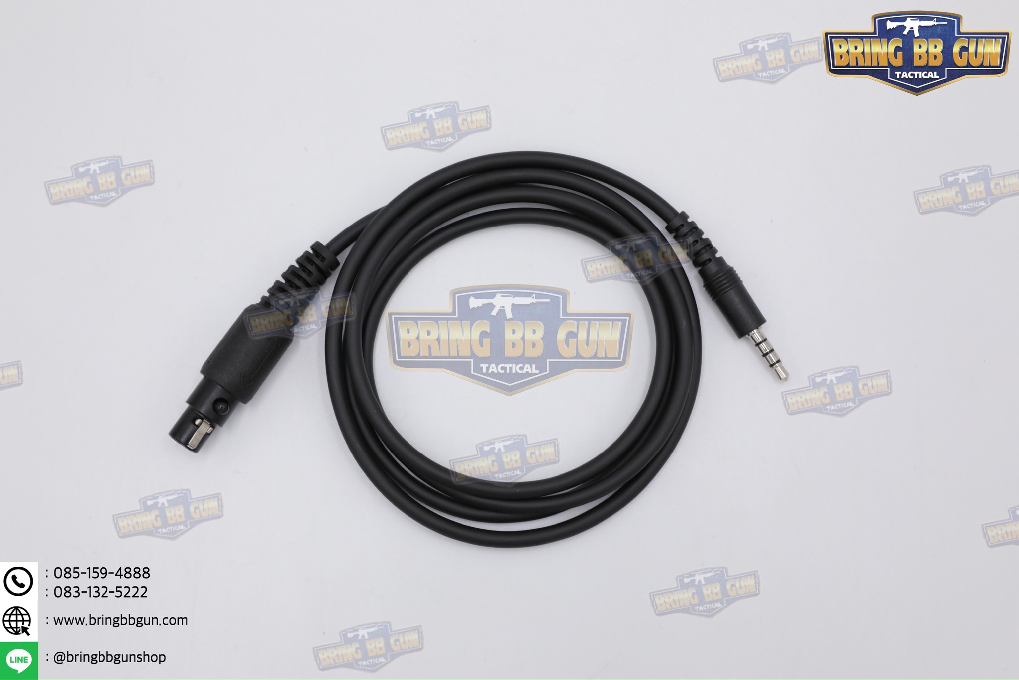 สายเเจ็ค KN-6 เป็น AUX 3.5 (สำหรับหูฟังสื่อสาร)