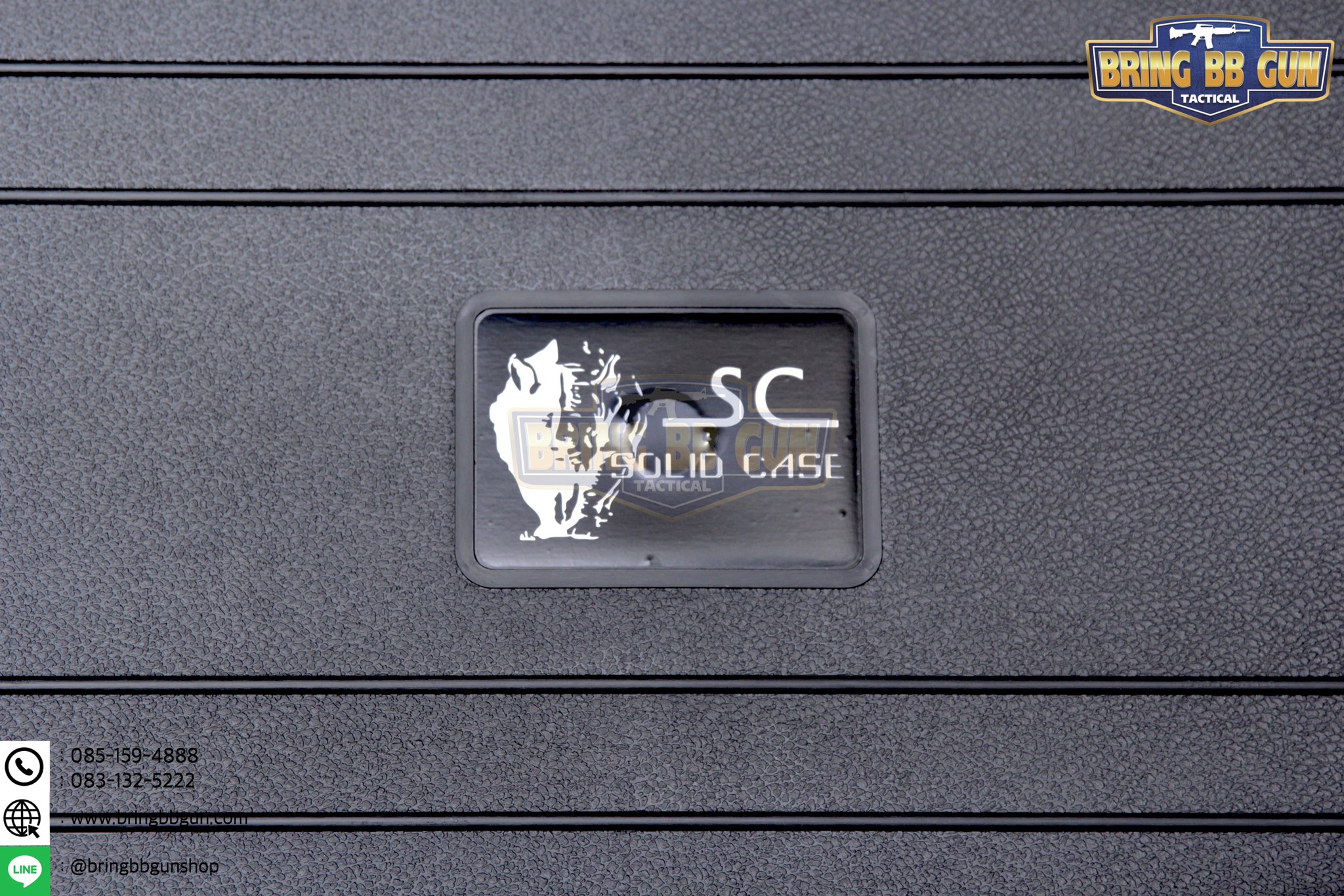 กล่องปืนยี่ห้อ Solid Case (Hard case) ขนาดภายนอก : 85*32*14 cm. ขนาดภายใน : 82*28.5*14 cm.