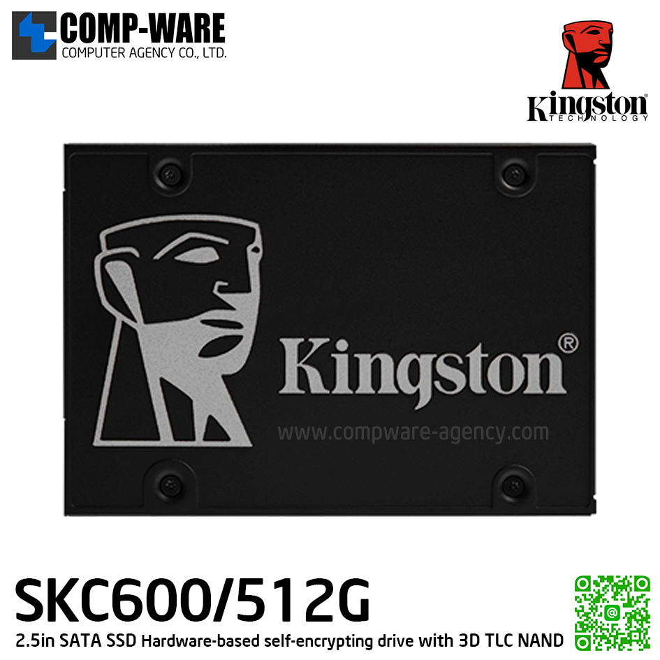 Kingston 512GB KC600 SATA 6Gb s 2.5" Internal Solid State Drive SKC600/512G