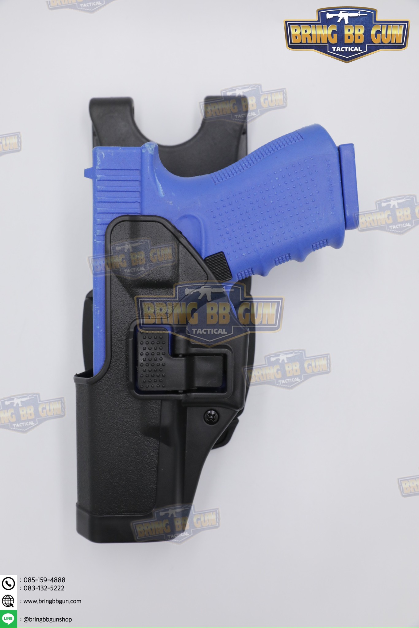 Adapter ปลดไวซองปืน BT + เพลทโหลดต่ำ BH (TEK-MOUNT+Low Ride Belt) (360 Degree base adapter) (QUICK CONNECT MOUNTING SYSTEM) (Insert Disk and Receiver) (Blade)