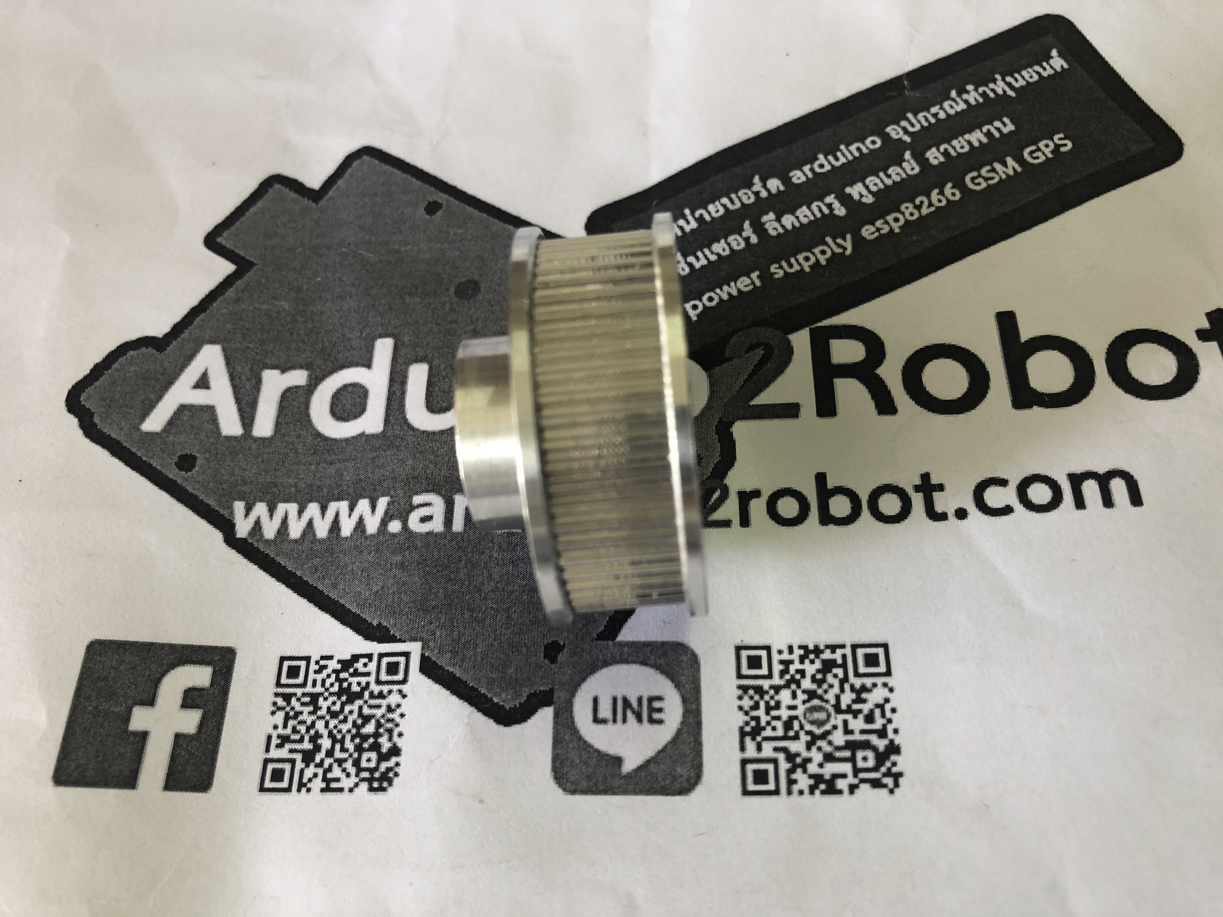 2GT Timing Pulley 60 ฟัน สำหรับสายพานกว้าง 10 mm (ใส่แกน 5 mm)