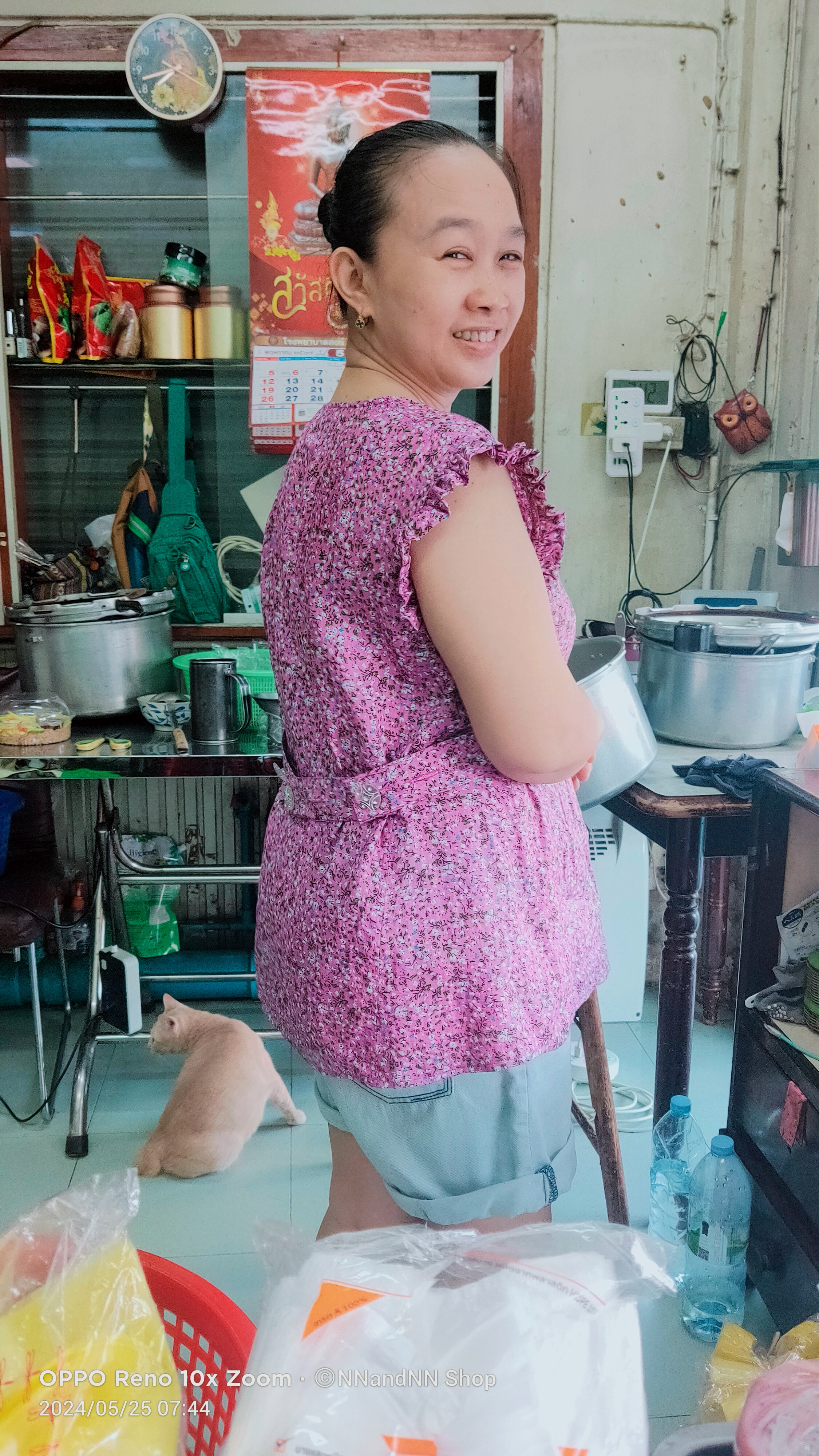 NNandNN Shop 4 0038 เสื้อผ้าลินินลายดอก