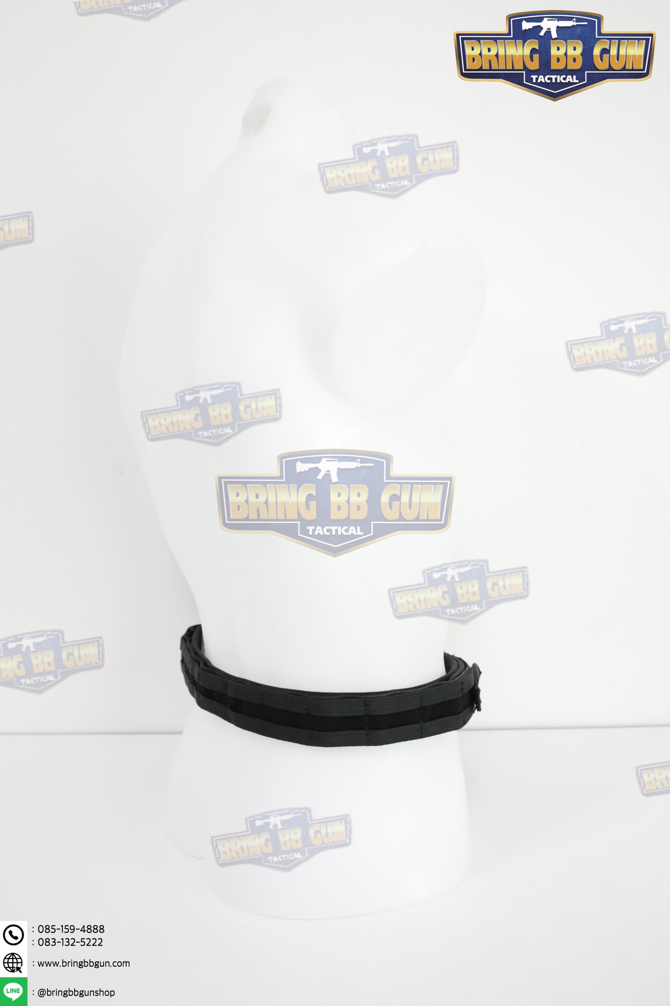 เข็มขัดยุทธวิธี รุ่น หัวคอปร่า ทรงIPSC 2ชั้น Cobra IPSC (B013)