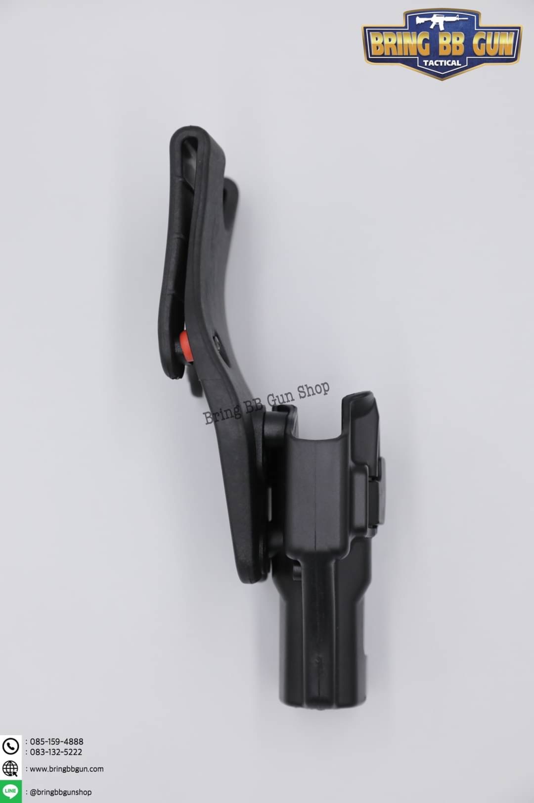 ซองปืนพกนอก + เพลทลดต่ำ ยี่ห้อ Black Hawk