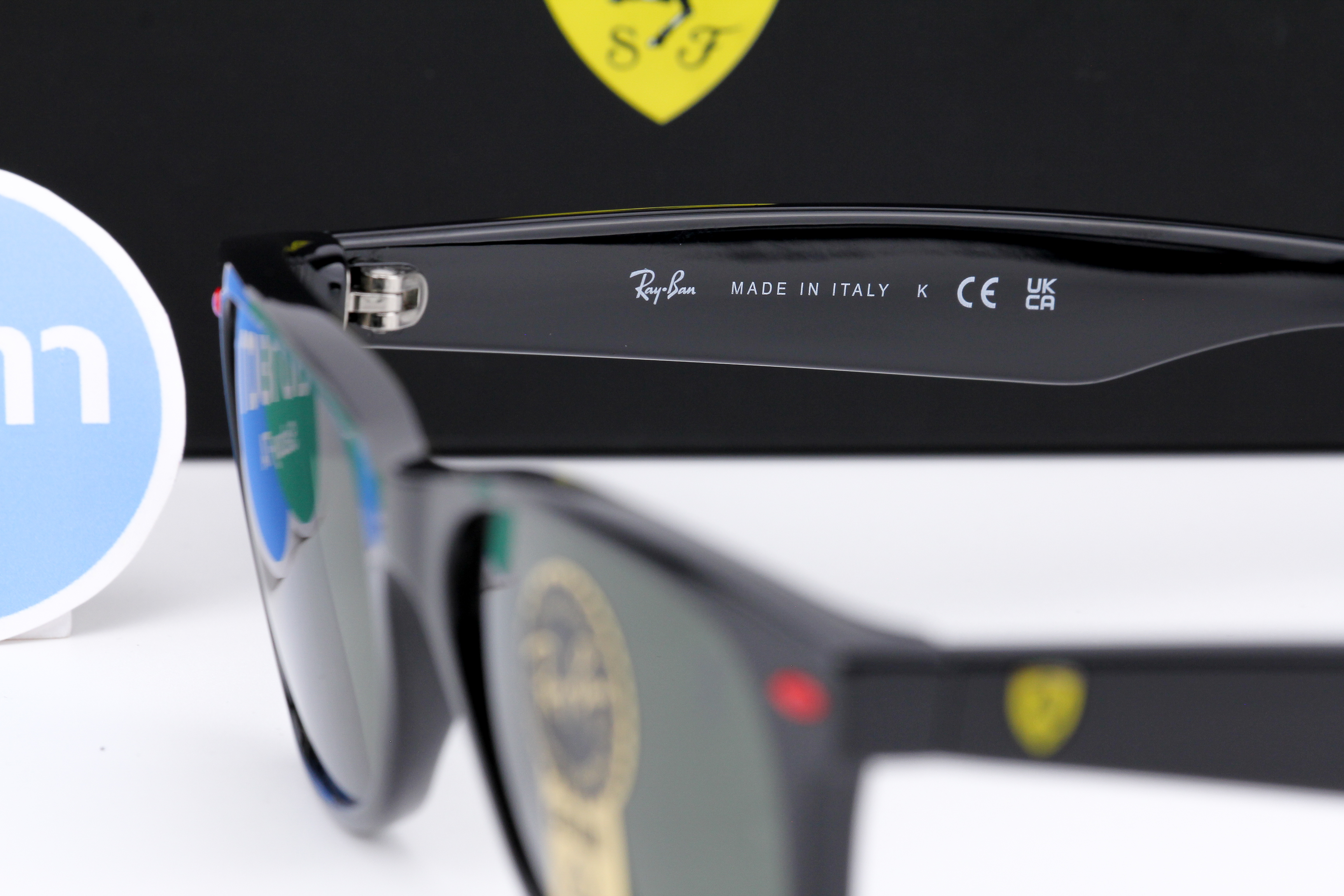 RayBan New Wayfarer Ferrari Collection RB2132M F60131