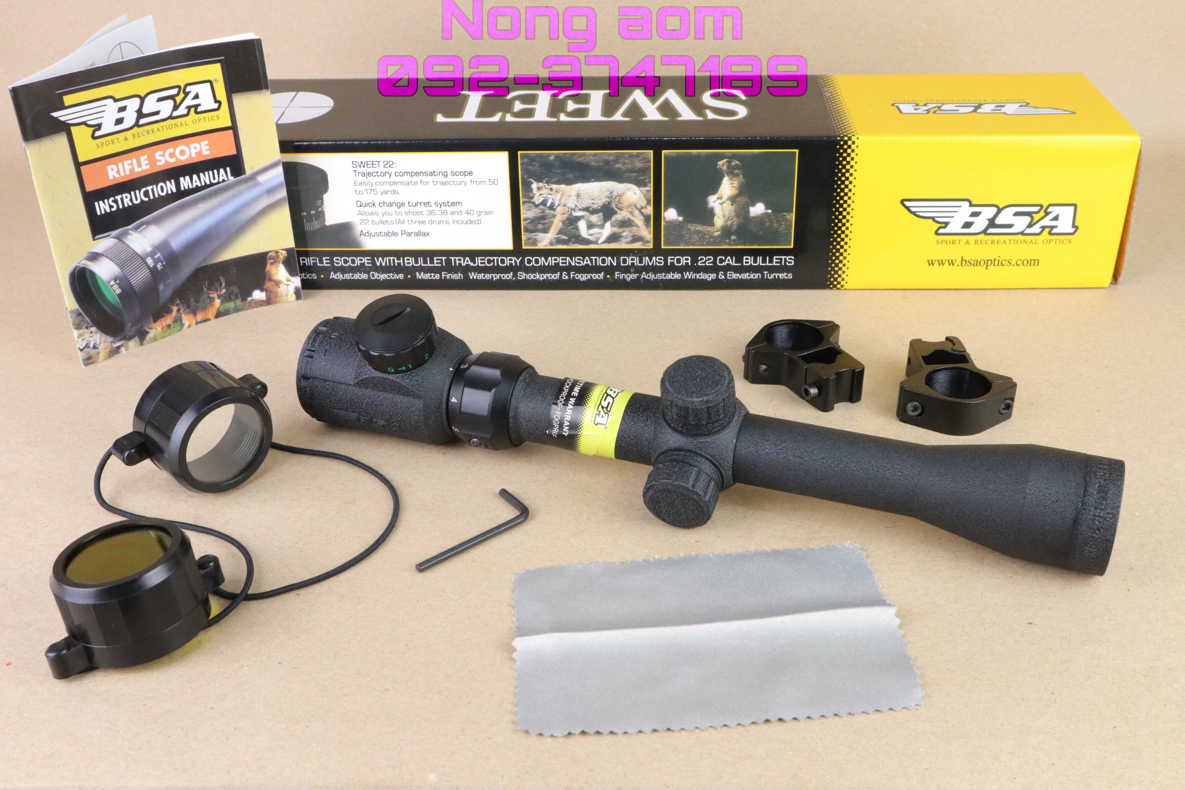 กล้องติดปืน BSA 3-9x32EG