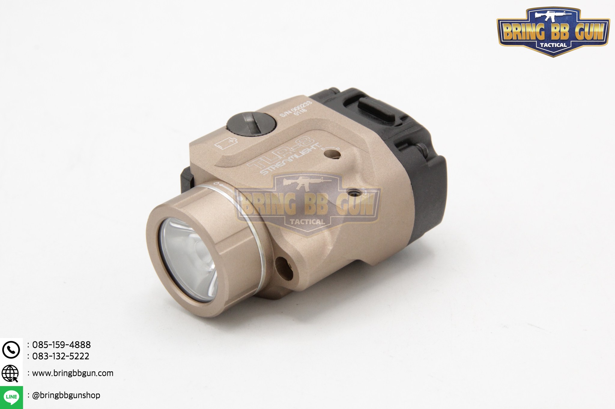ไฟฉายและเลเซอร์สีแดง ติดปืนสั้น Streamlight รุ่นTLR-8