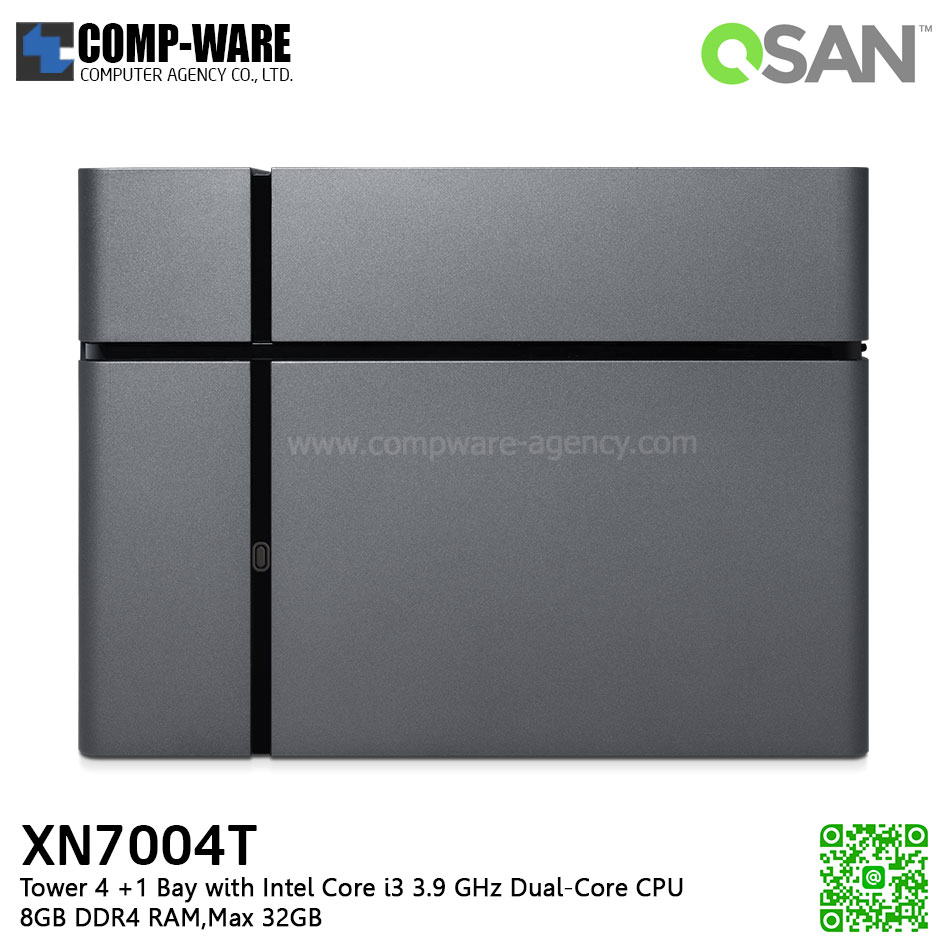 QSAN (4+1 Bays) XCubeNAS XN7004T (8GB RAM) Tower NAS Storage , No HDD