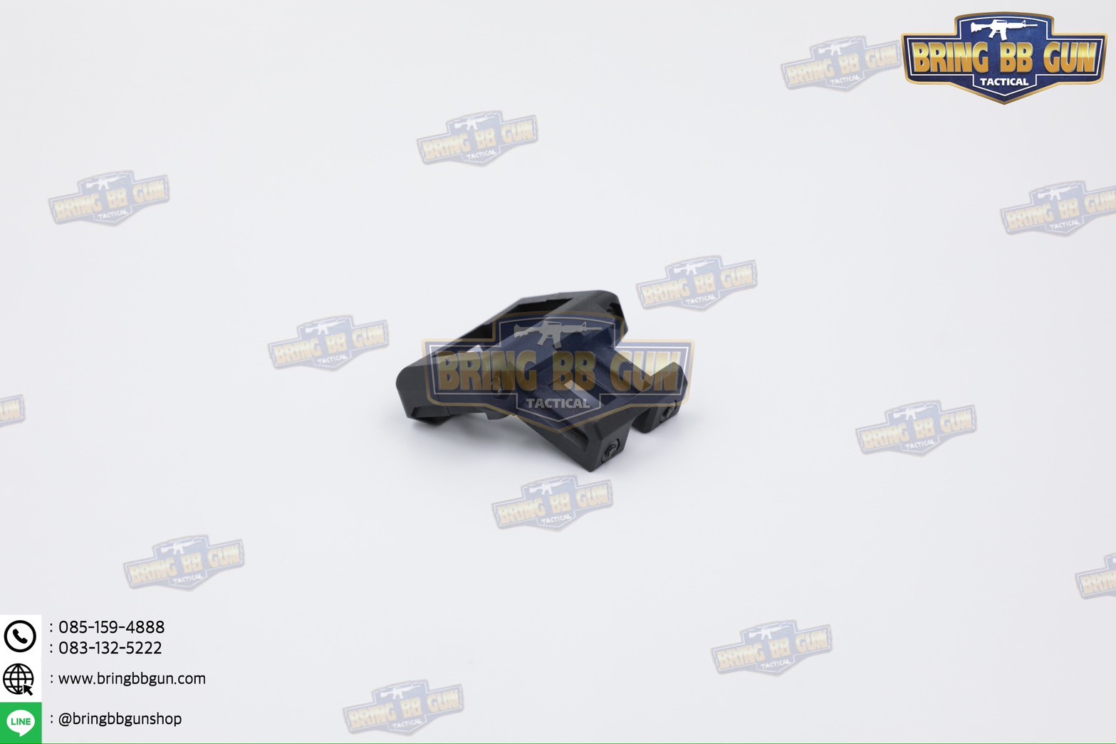 เคสสวิตซ์หางหนูแบบคู่ จับราง Picatinny (เอียง45องศา) (เคสสวิตซ์หางหนู2ทาง) (Dual Picatinny Offset for Modbutton Lite)