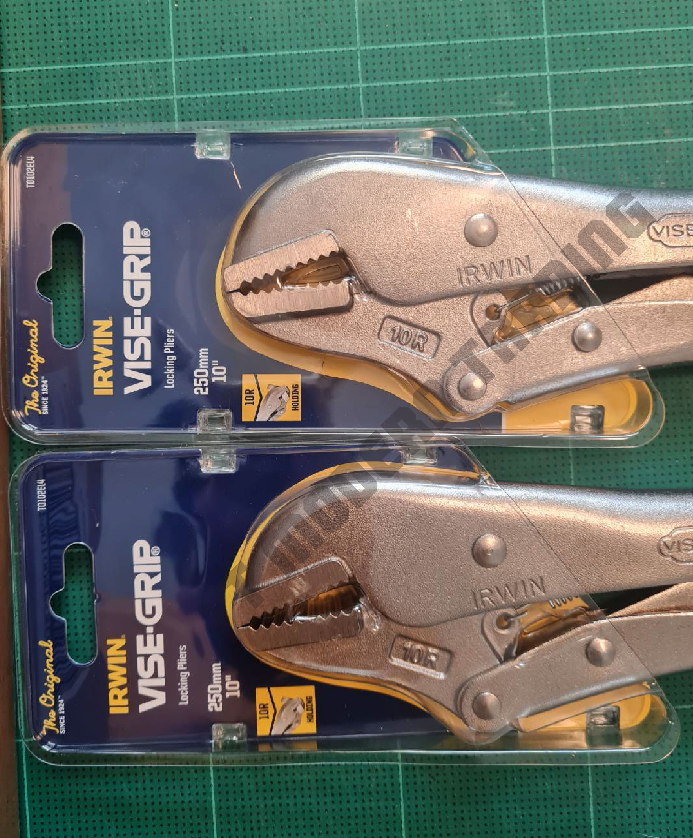 IRWIN คีมVise Grip (ไวท์สกิ๊ป) คีมล็อคปากตรง ขนาด 10 นิ้ว รุ่น 10R ของแท้ 100%