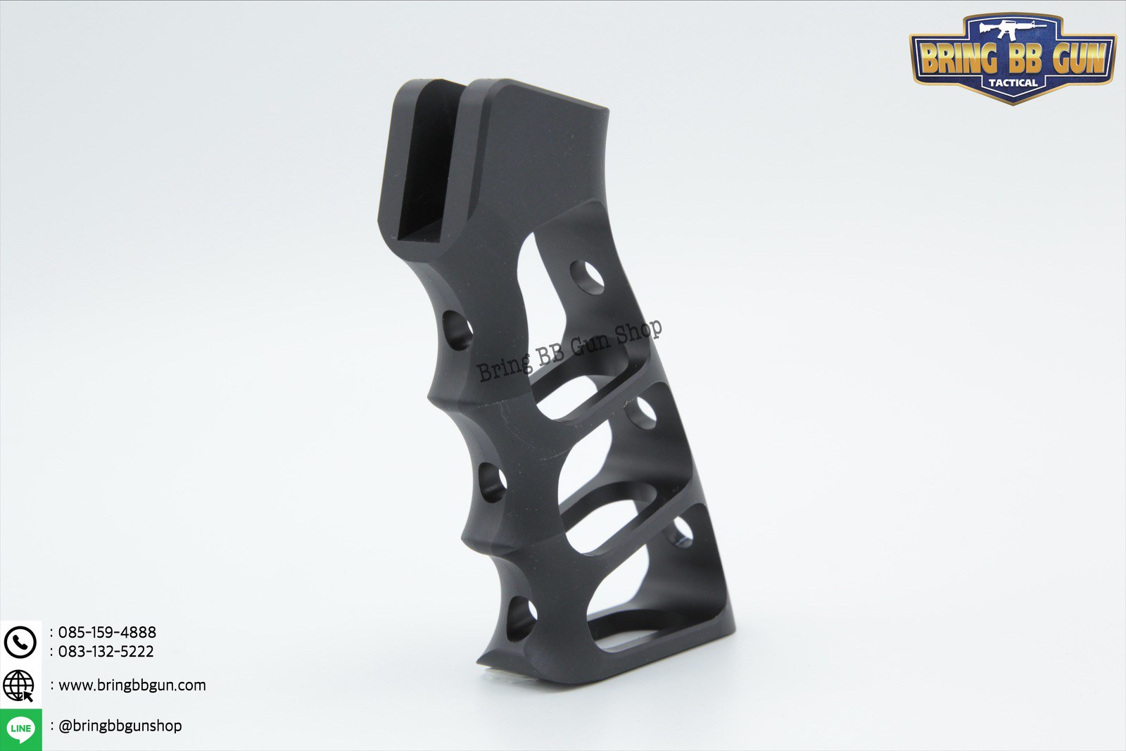 กริ๊ปมือหลัง งานCNC ยี่ห้อ 5KU (กริ๊ปมือแก็ส) น้ำหนัก : 122 กรัม สำหรับปืน : ตระกูล M4/M16,AR15,AR9,Derya MK12