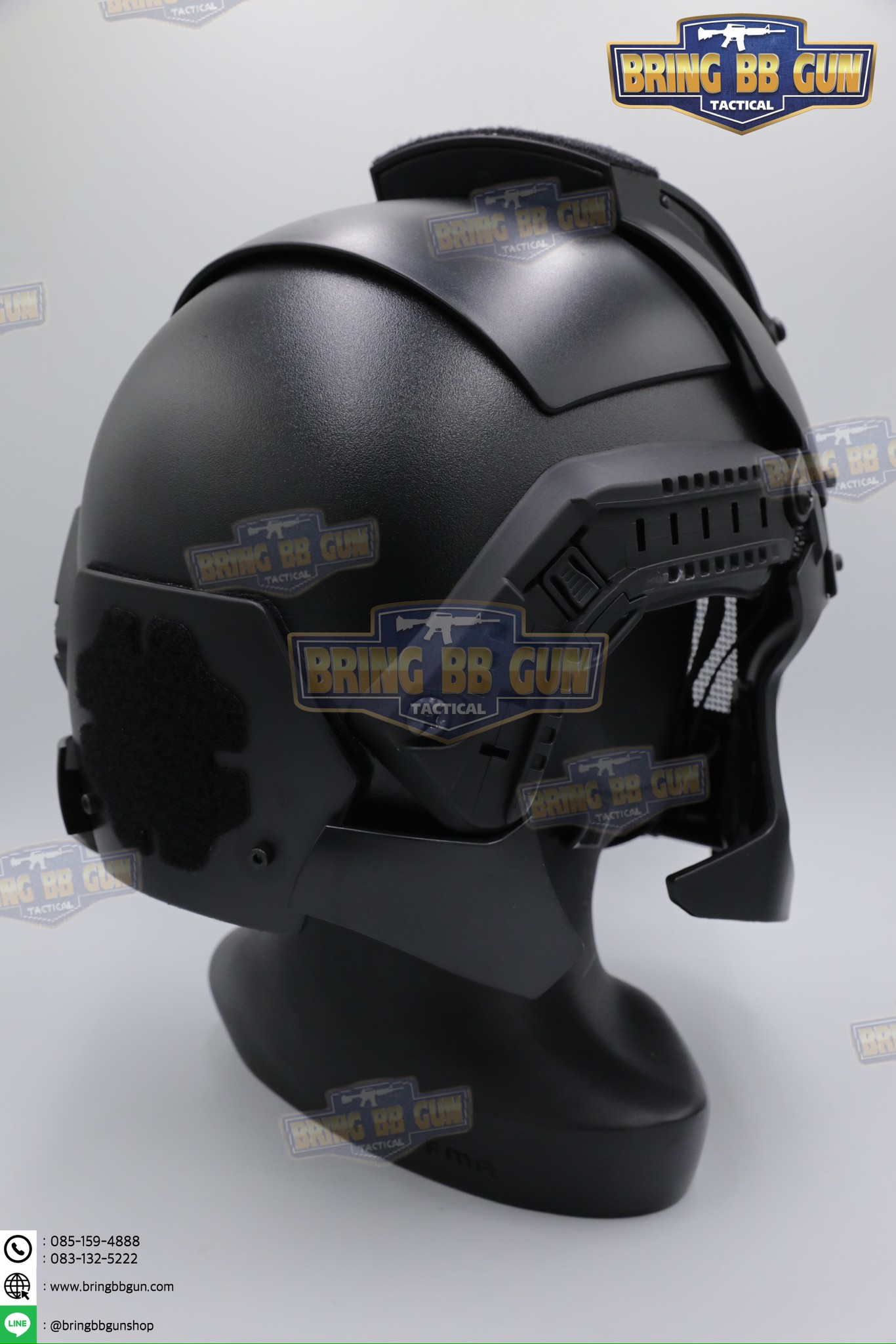 หน้ากากเต็มใบ Medieval Iron Warrior (หน้ากาก+หมวกฟาส)