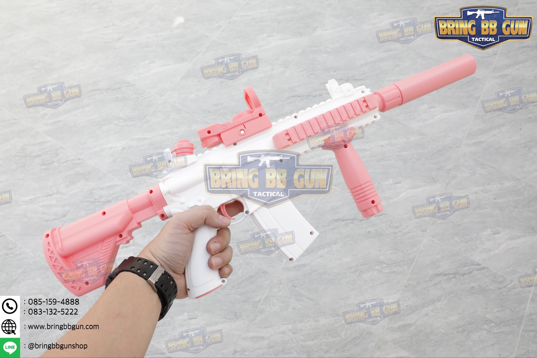 ปืนฉีดน้ำไฟฟ้า รุ่น HK416 (ปืนฉีดน้ำของเล่น) (ปืนฉีดน้ำอัตโนมัติ) (ยิงได้ต่อเนื่อง)