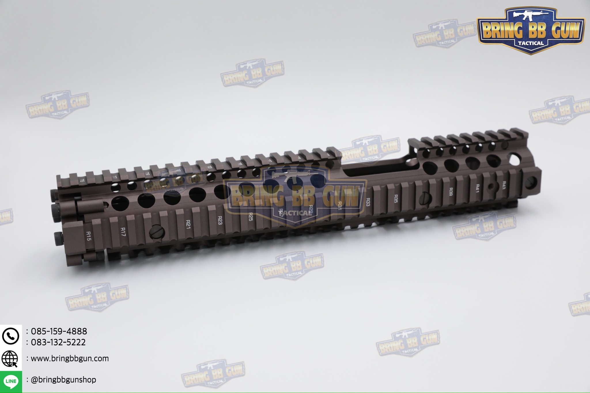 ชุดหน้า ยี่ห้อ Daniel Defense MK18 FSP RIS II รุ่นความยาว 12.5" ระบบราง Picatinny (ราง20mm.) (M4A1 FSP RAIL INTERFACE SYSTEM) (RIS II) (Front Sight Post) (FSP)