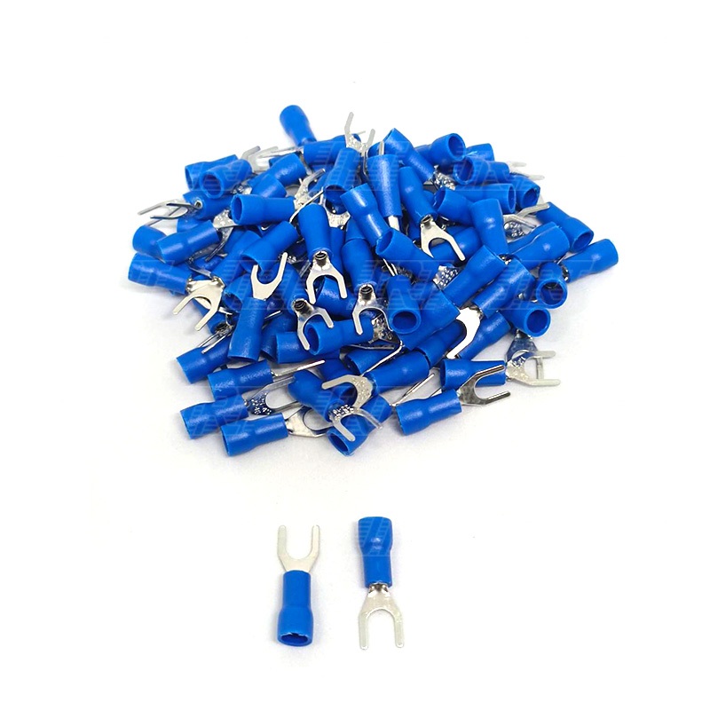 หางปลาแฉก หุ้มสลิป SV1-4 (100 ชิ้น) | มี 5 สี | สีดำ สีน้ำเงิน สีเขียว สีแดง สีเหลือง