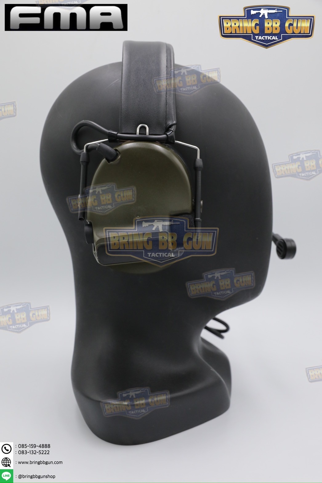 หูฟังสื่อสารตัดเสียงได้ ทรง Comtac III ยี่ห้อ FMA (Peltor ComTac III Tactical Advanced Combat Headset) (tactical communication shooting headset noise reduction) (Comtac III)
