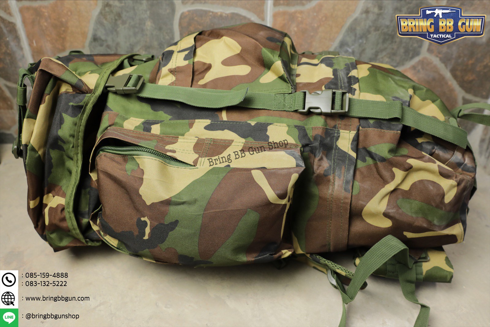 กระเป๋าเป้ รุ่นโครงเหล็ก