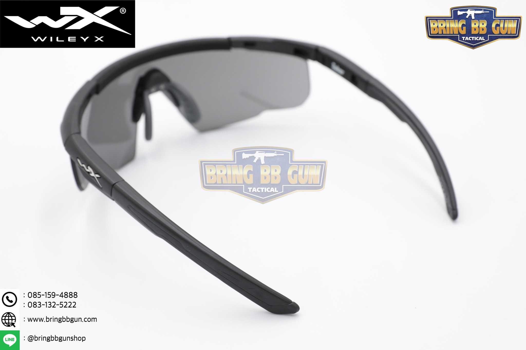 แว่นตากันแดด (แว่นตากันสะเก็ต) ยี่ห้อ WileyX รุ่น Saber Advanced 1Lens (WileyX Saber Advanced)