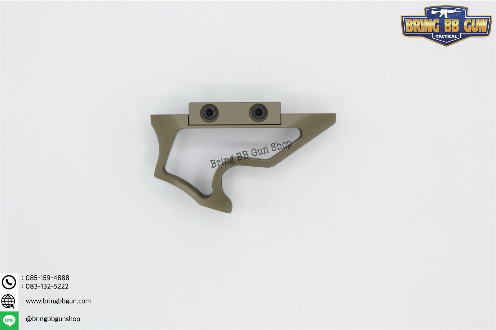 กริ๊ปมือหน้า Fortis (Front Grip Fortis) รุ่น สั้น ระบบราง Picatinny (ราง22มิล)