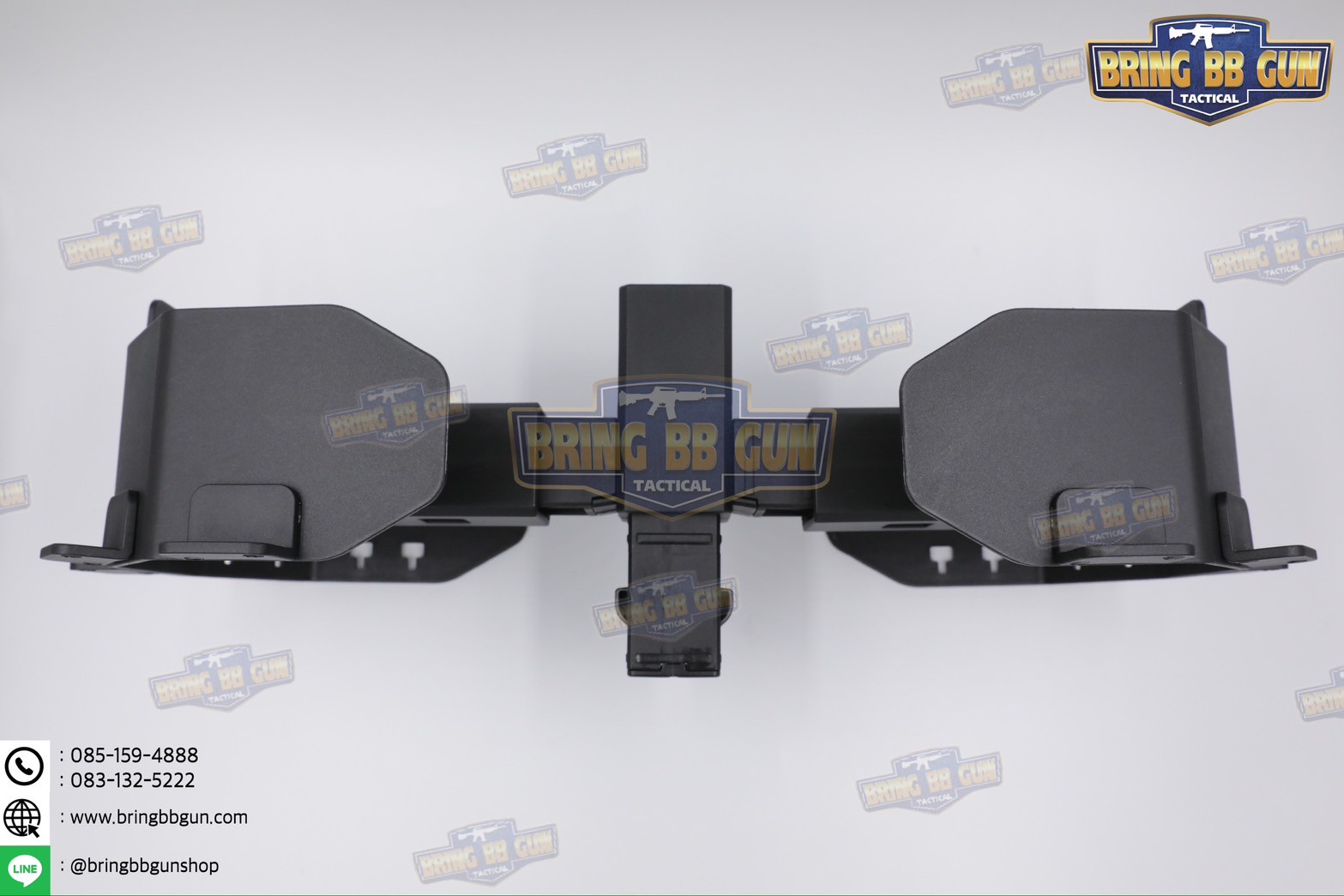 แท่นวางหมวก-เสื้อเวส-เข็มขัด (เสาแขวนหมวก-เสื้อเวส-เข็มขัด) (ที่แขวนอเนกประสงค์) (Equipment Display Stand)