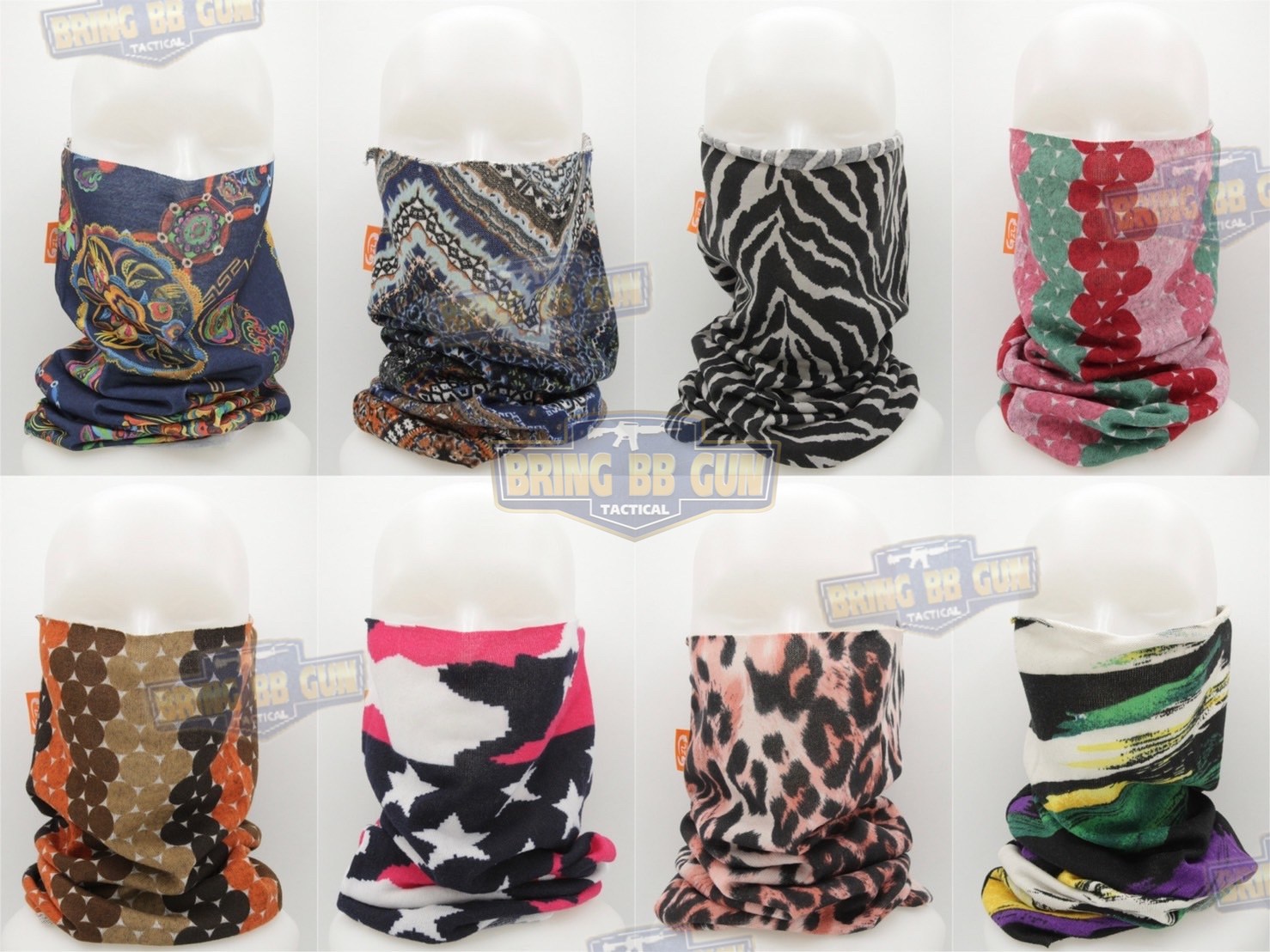 ผ้าบัฟ เนื้อCotton 100% ยี่ห้อ GZL (ผ้าอเนกประสงค์ กันแดด กันฝุ่น)