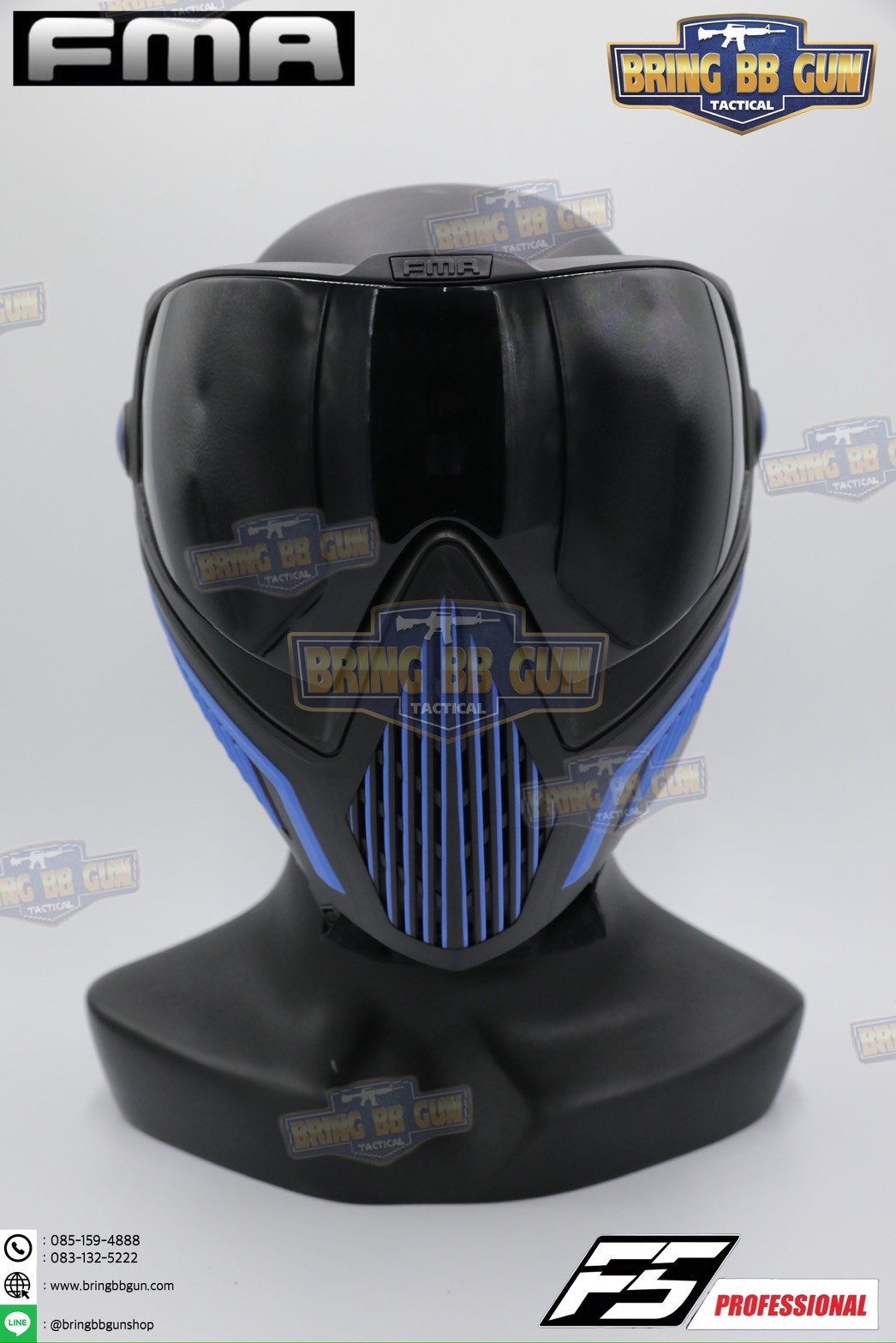 หน้ากาก F5 ยี่ห้อ FMA (FMA F5 STORM GOGGLE MASK) (F5 Professional) (Storm Goggle Mask)