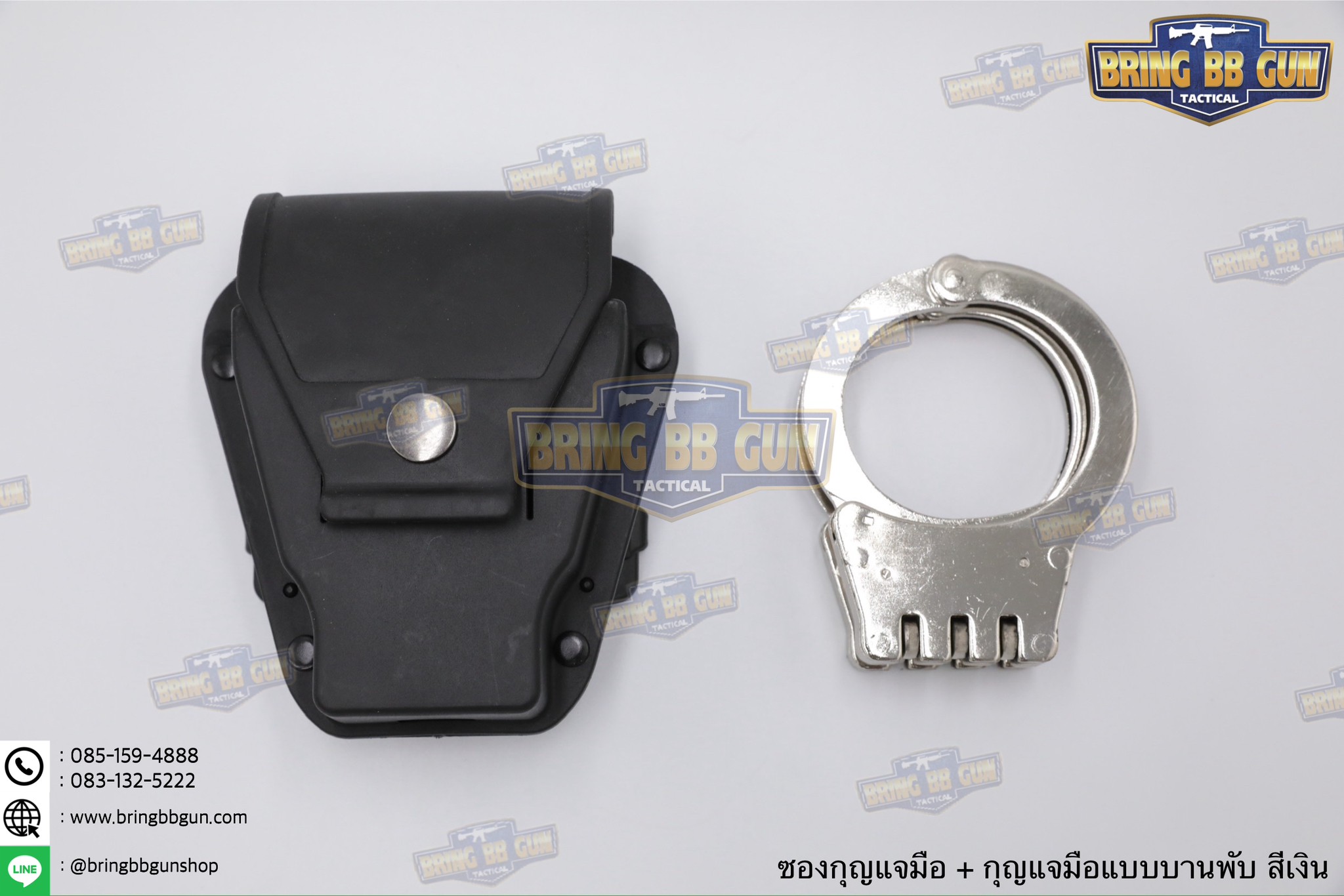 ซองกุญแจมือแบบมีฝาปิด Polymer (Handcuff Pouch) (Handcuff case)