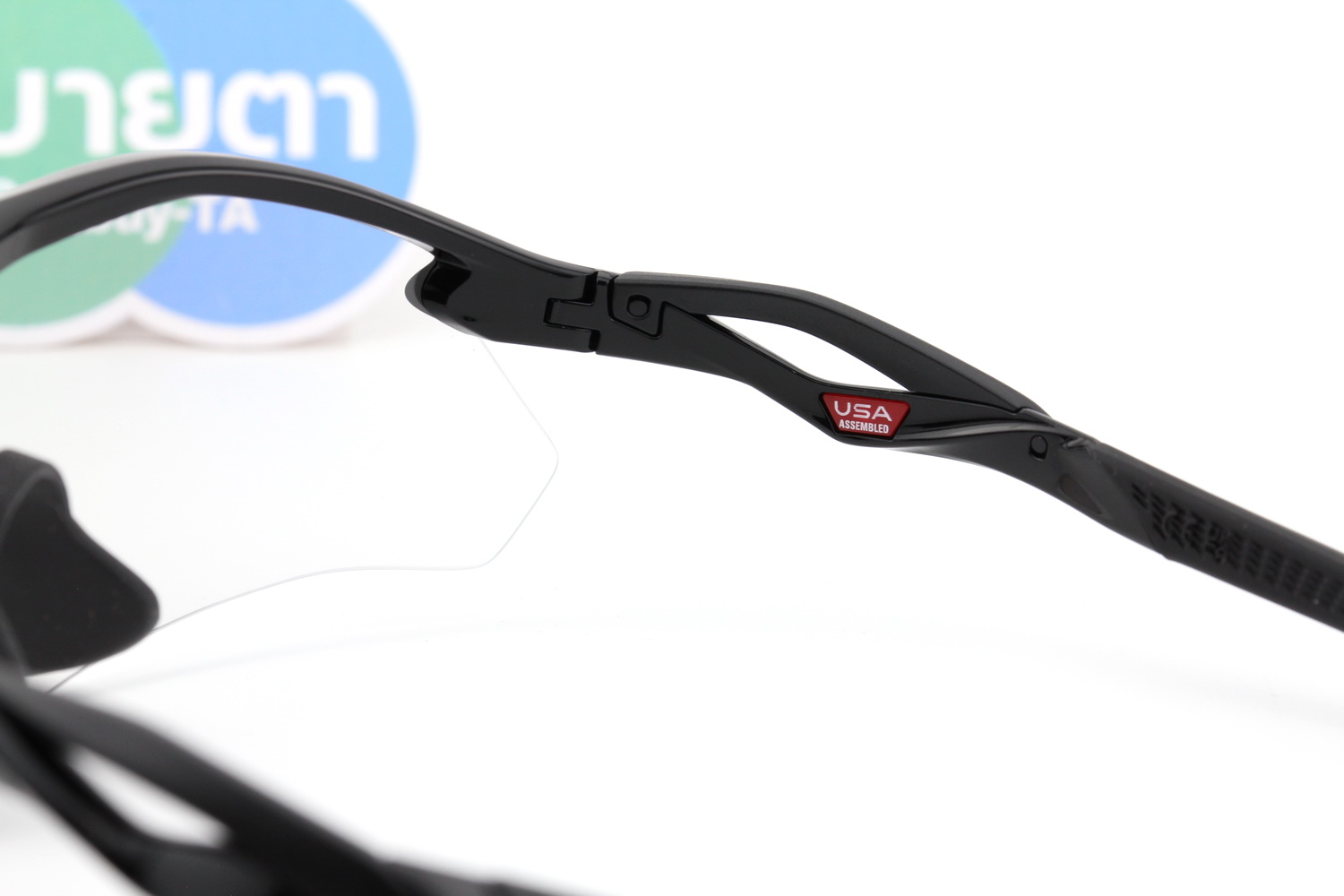 Oakley RADAR PLATE Polished Black / Clear Photo 50% BLK IRD SKU#OO9495D-02