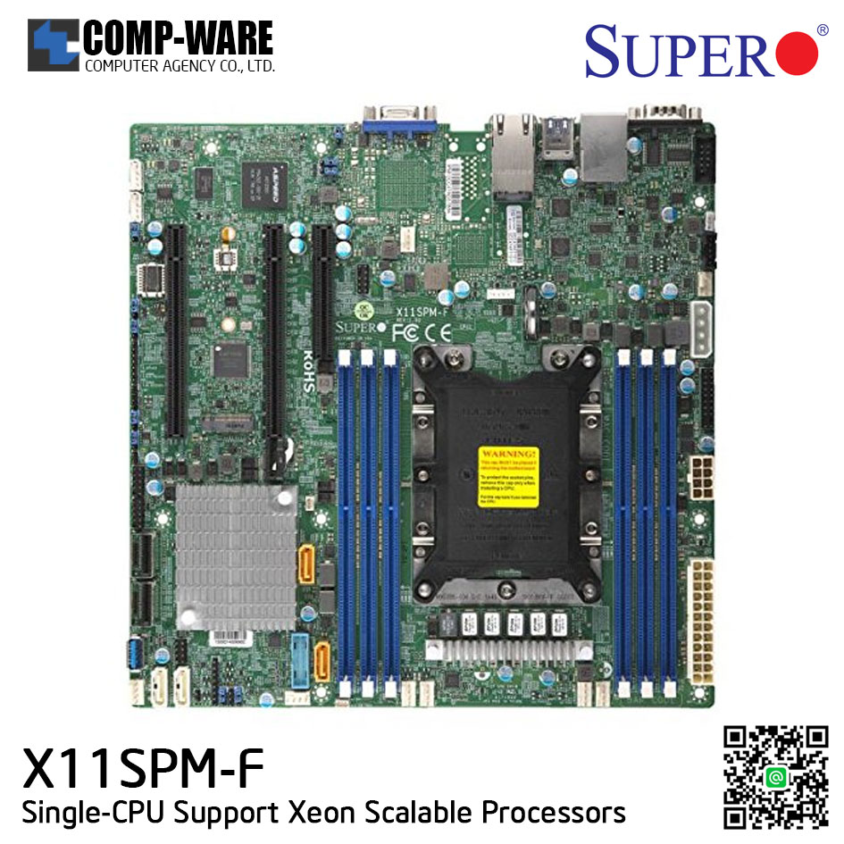 Supermicro X11SPM-F Intel C621 Chipset microATX Motherboard Single-CPU Scalable Processors LGA3647