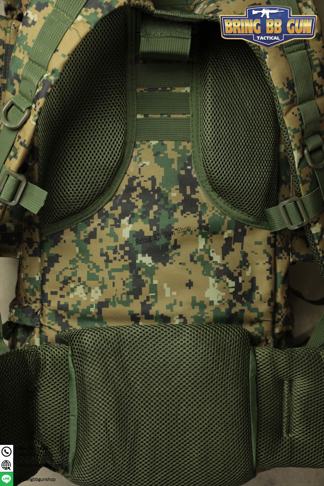 กระเป๋าเป้ รุ่นโครงเหล็ก