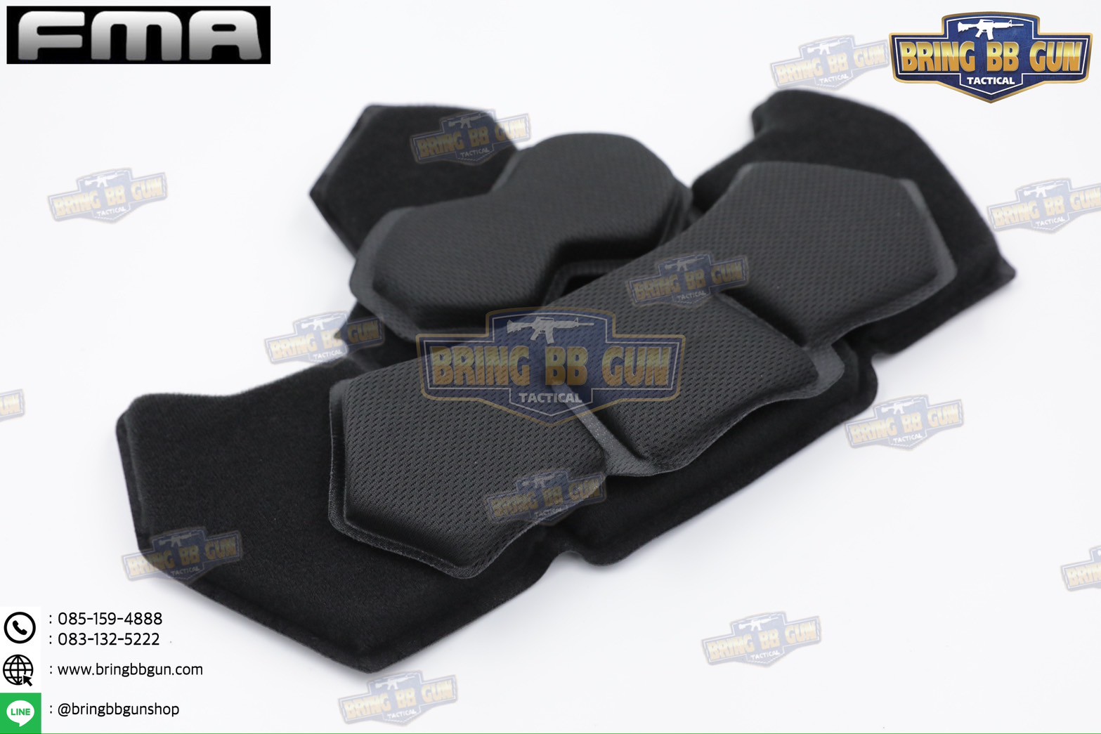 รองในหมวก ยี่ห้อ FMA แบบ Double Layer (เมมโมรี่โฟม) (รองในหมวก Exfil / Fast / SF Super High Cut / Mich ) (ฟองน้ำติดด้านในหมวก)