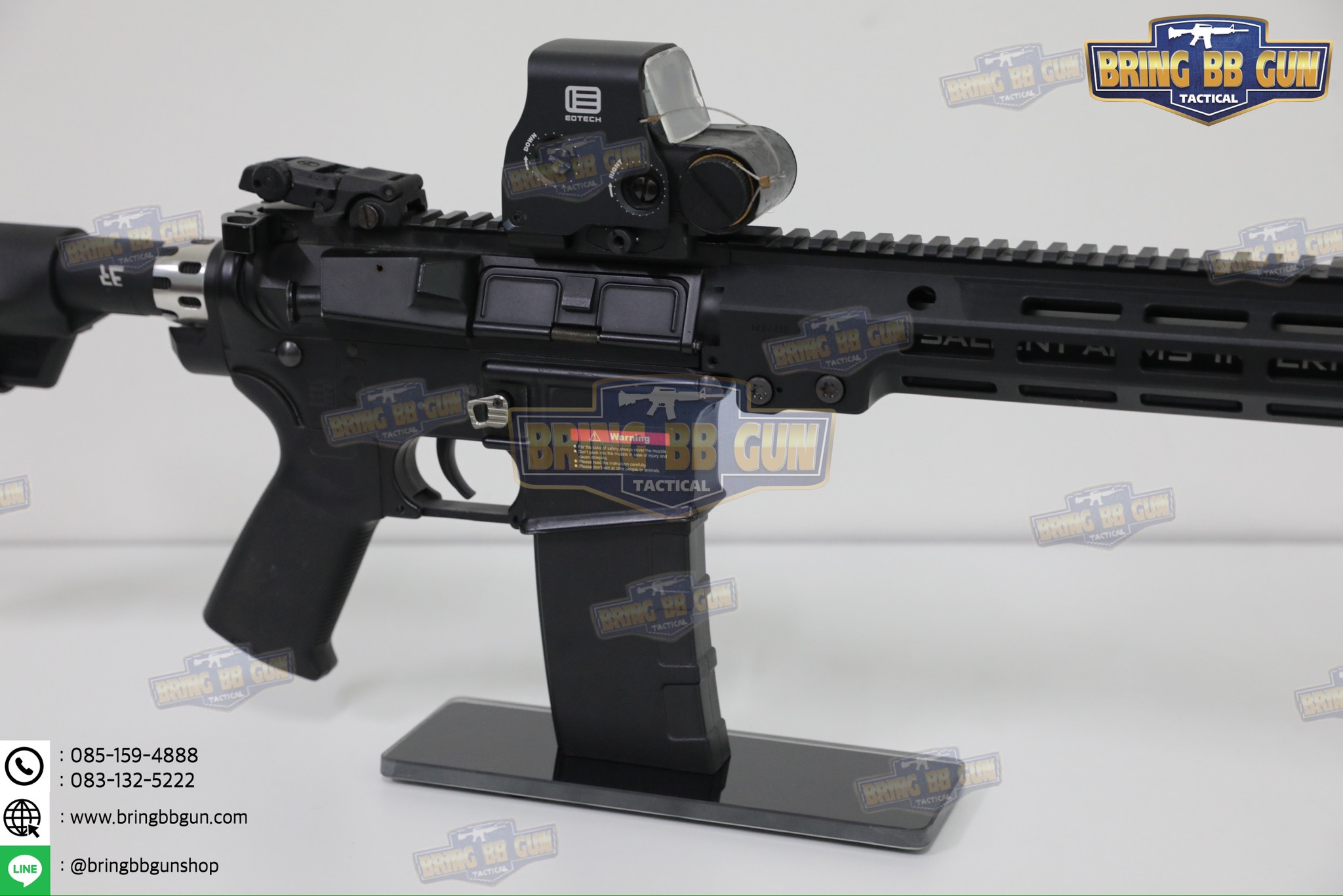 ขาตั้งปืนยาว (ฐานกระจก) (AR Display Stand)