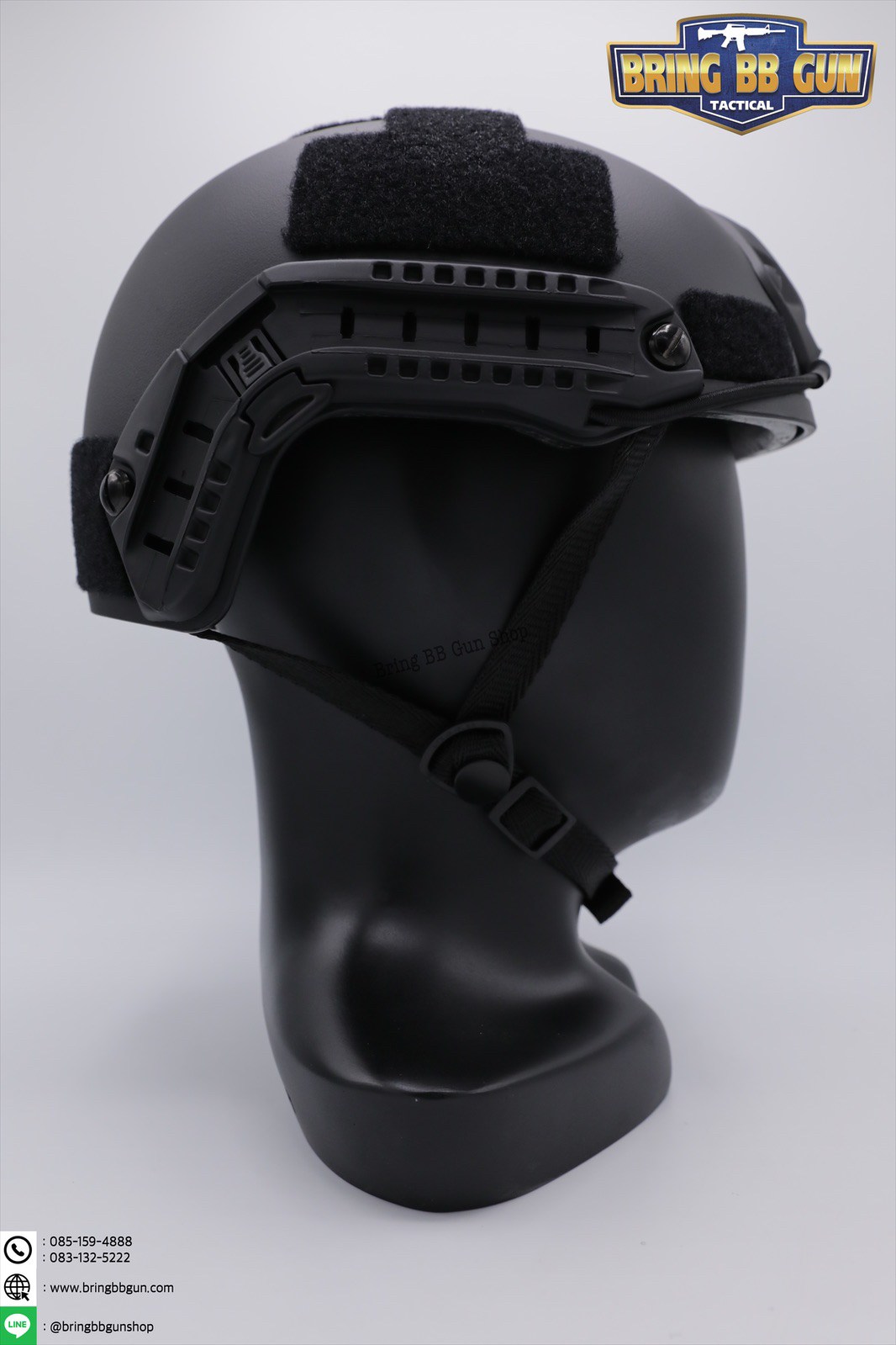 หมวก Fast (หมวกฟาส) (Fast Helmet MH type) รุ่น Strandard Version No holes