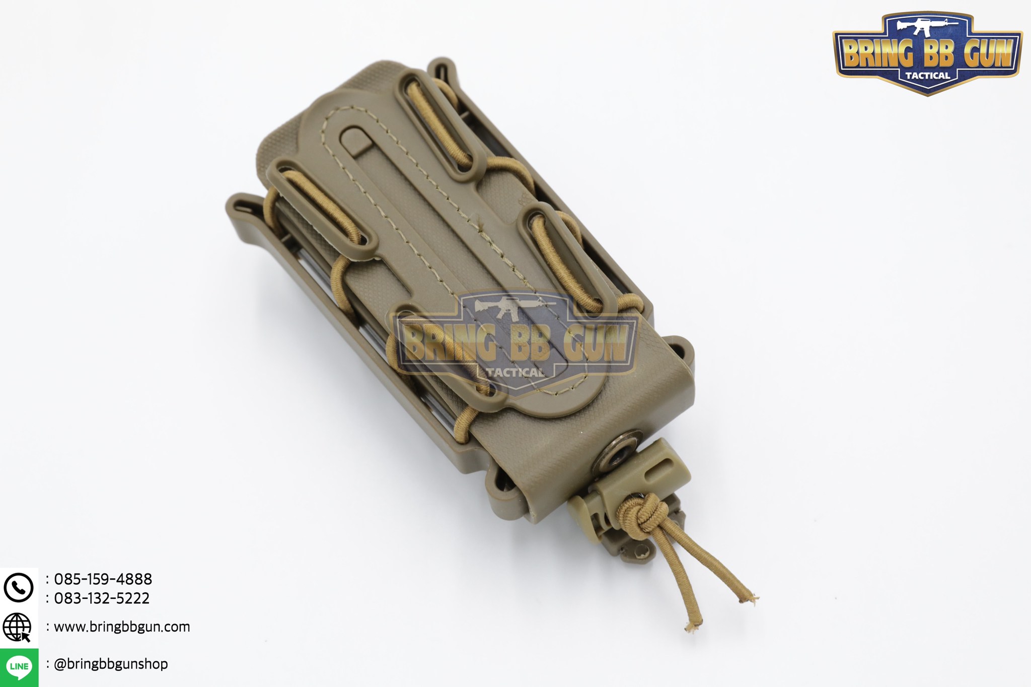 เพ้าเเม็กกาซีน Scorpion Soft Shell 9mm.&.45cal (ซองแม็กกาซีนปืนสั้น Scorpion Soft Shell) Scorpion Shape Soft Shell Magazine Pouch (9mm.&.45cal)