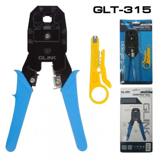 GLINK GLT-315 คีมเข้าหัว RJ45 / RJ11 CRIMPING TOOL 3 IN 1 MODULAR ของแท้ ออกใบกำกับภาษีได้