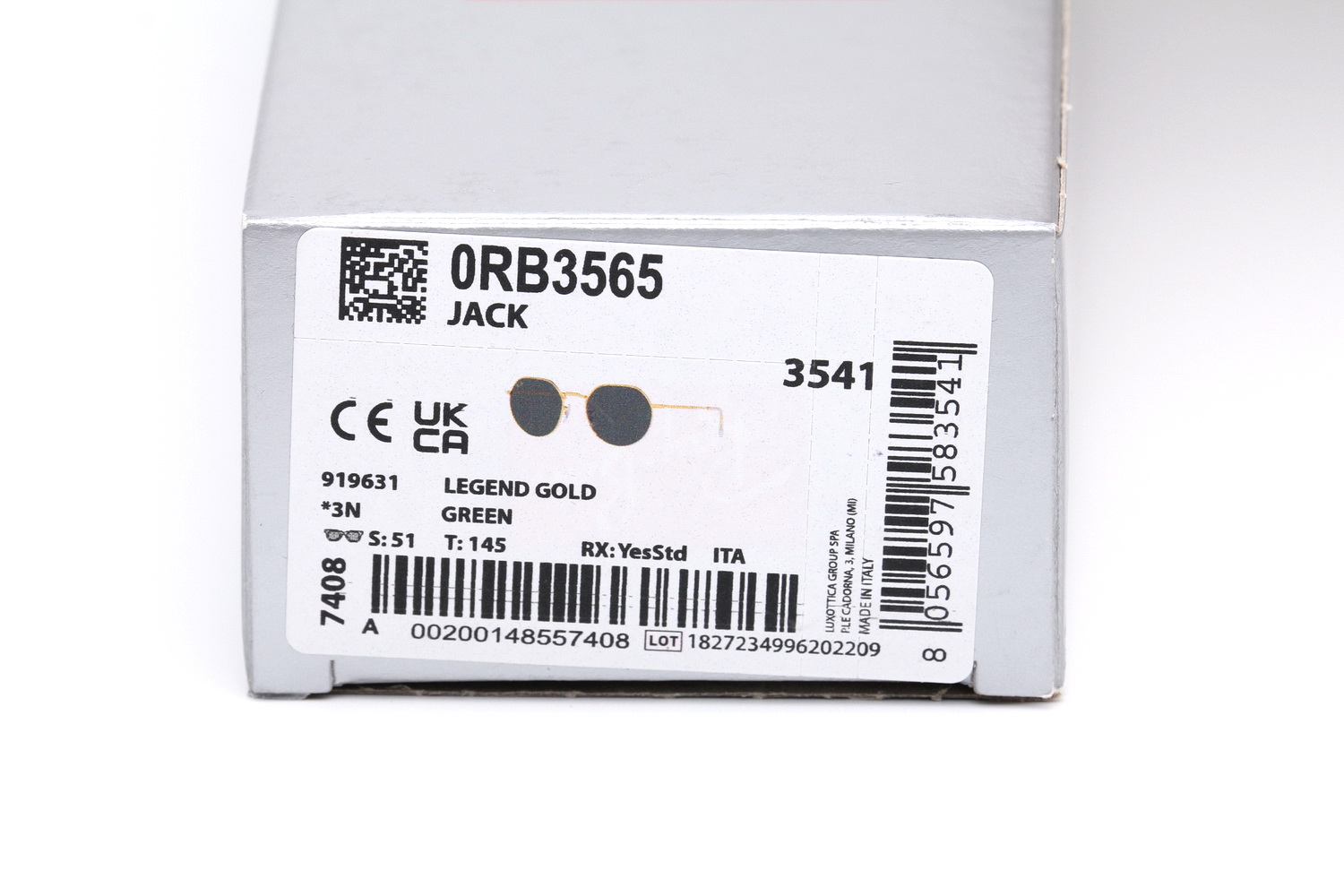 RayBan Jack RB3565 919631