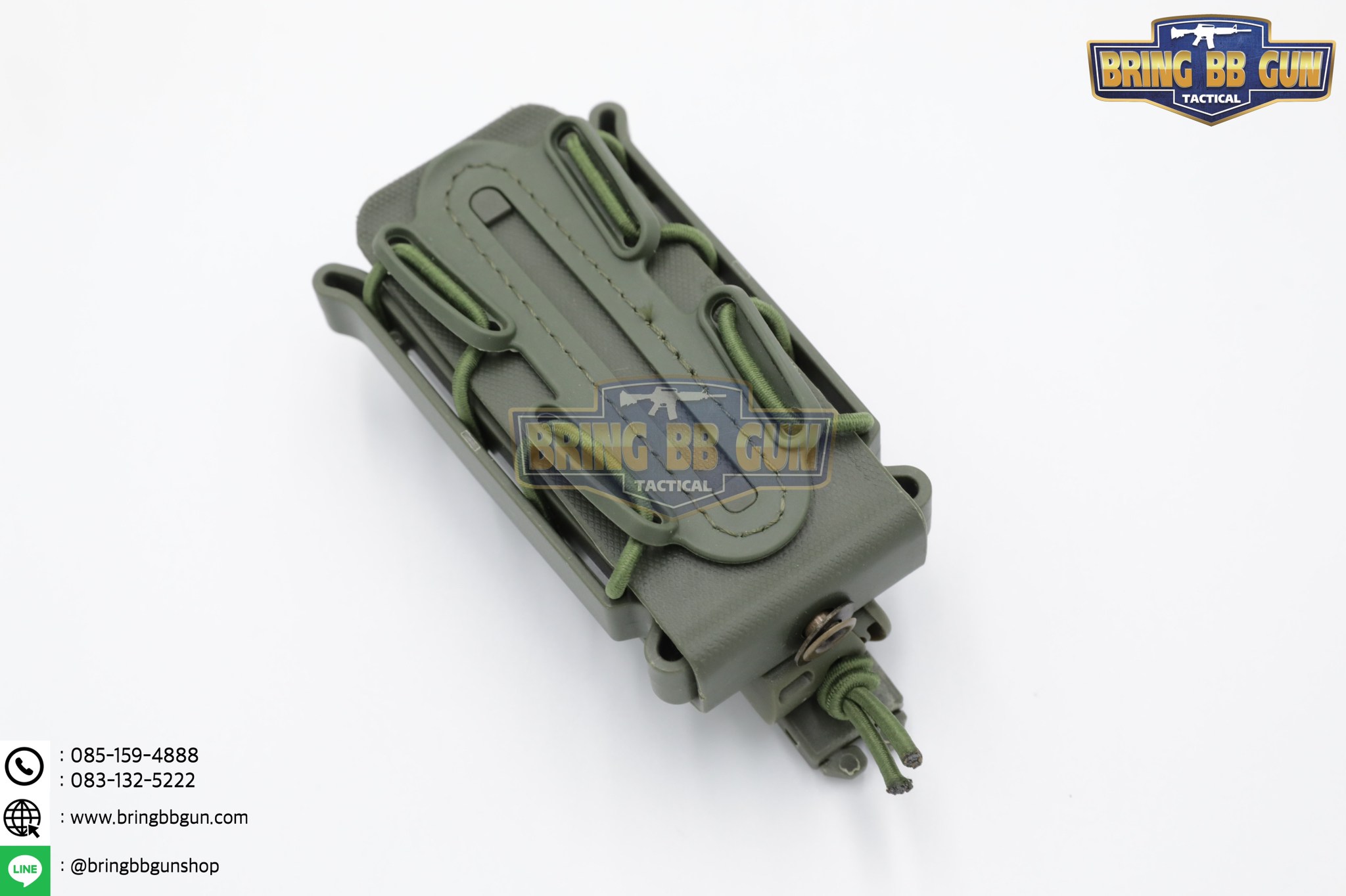 เพ้าเเม็กกาซีน Scorpion Soft Shell 9mm.&.45cal (ซองแม็กกาซีนปืนสั้น Scorpion Soft Shell) Scorpion Shape Soft Shell Magazine Pouch (9mm.&.45cal)