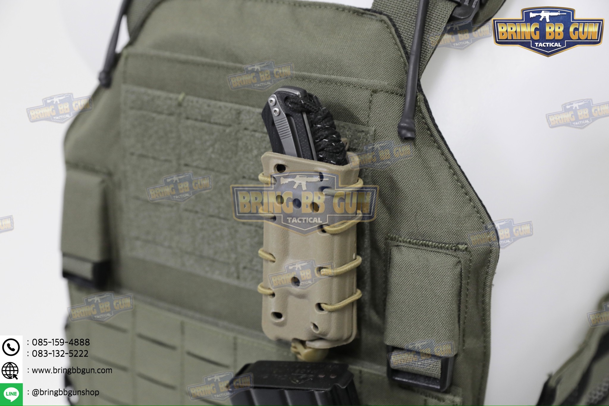 เพ้าเเม็กกาซีน G-Code 9mm. G-Code Style Magazine Pouch (Hand Gun) (9mm.)