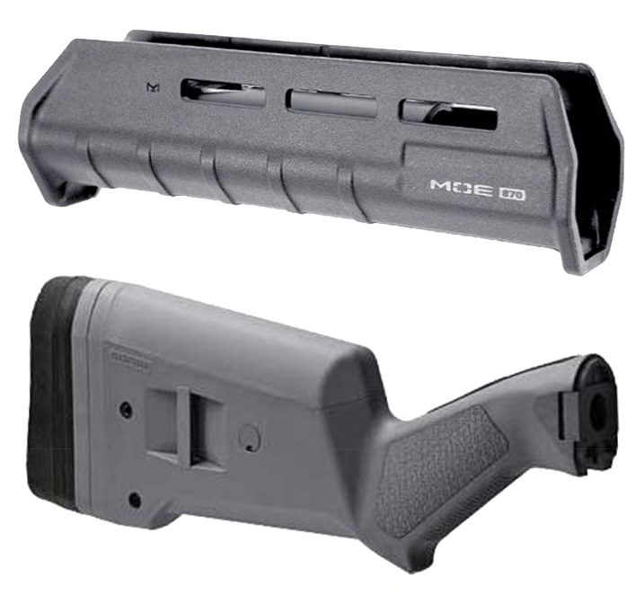 ชุดแต่ง Magpul Remington 870 SGA Stock & Forend Set สีเทาเข้ม