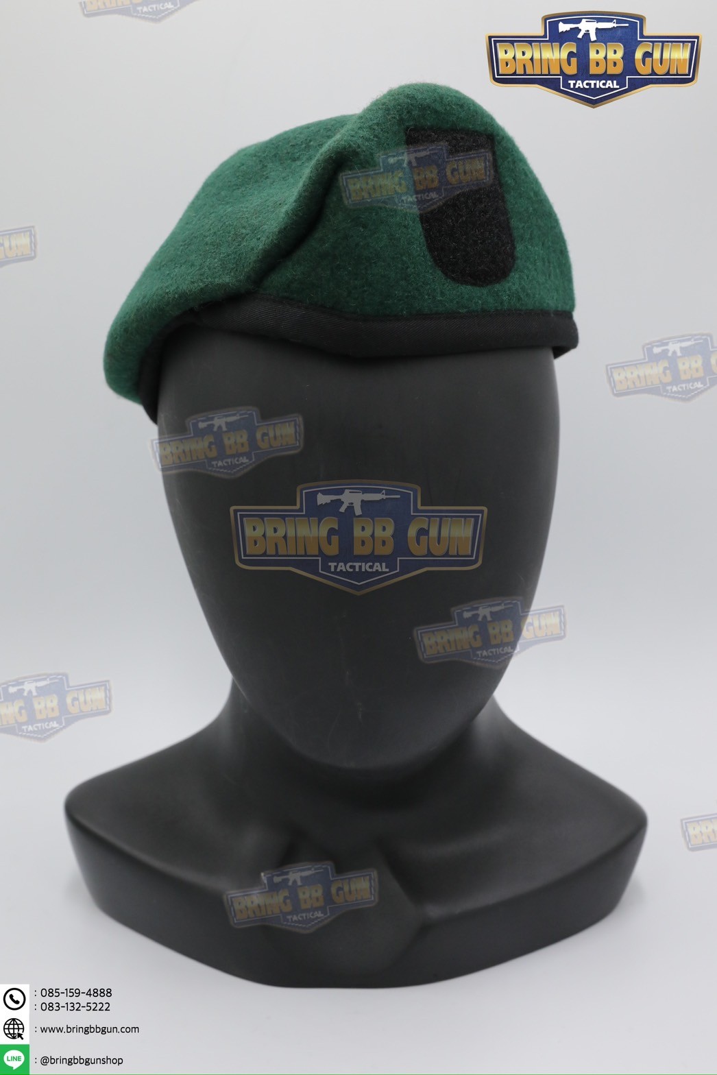 หมวกเบเร่ต์จัดทรง ยี่ห้อ ai รุ่น Fighter（หน้าหมวกใหญ่)