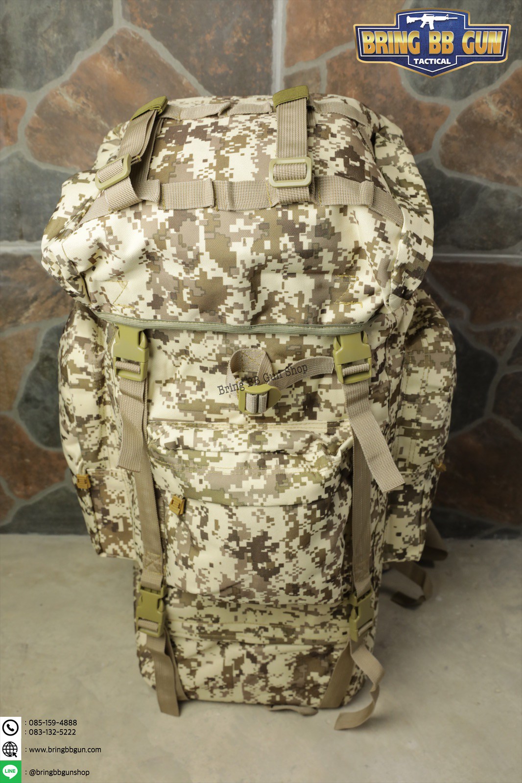 กระเป๋าเป้ รุ่นโครงเหล็ก