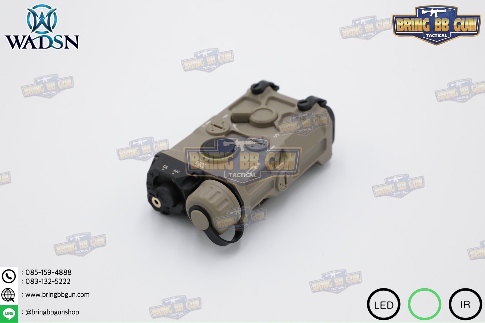 กล่อง Eo-tech OGL ยี่ห้อ WADSN รุ่น พลาสติก (เลเซอร์ชี้เป้าสีเขียว) (OGL) (EOTECH OGL) (ON-GUN-LASER)