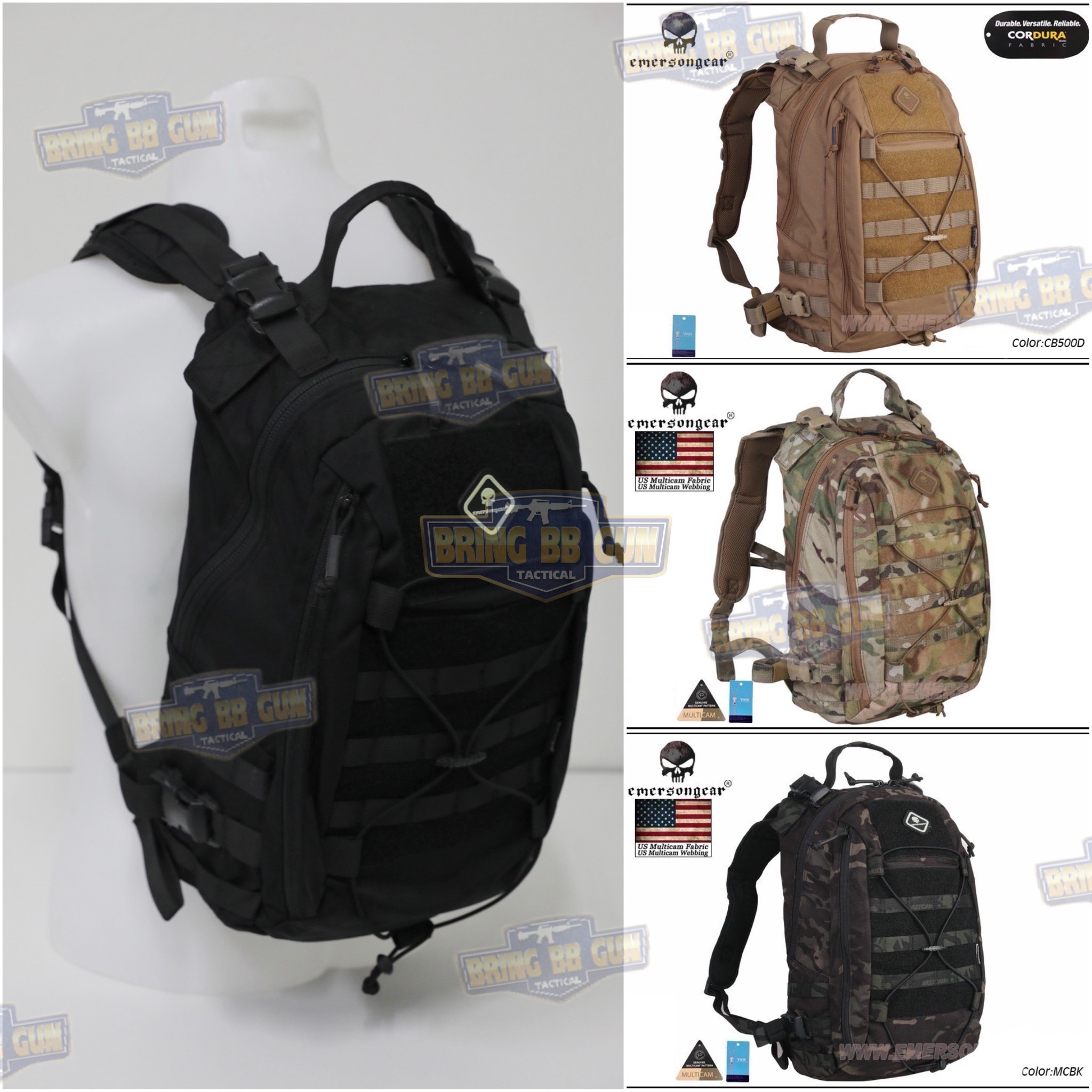 กระเป๋าเป้สะพายหลัง รุ่น Assault Backpack ยี่ห้อ Emerson