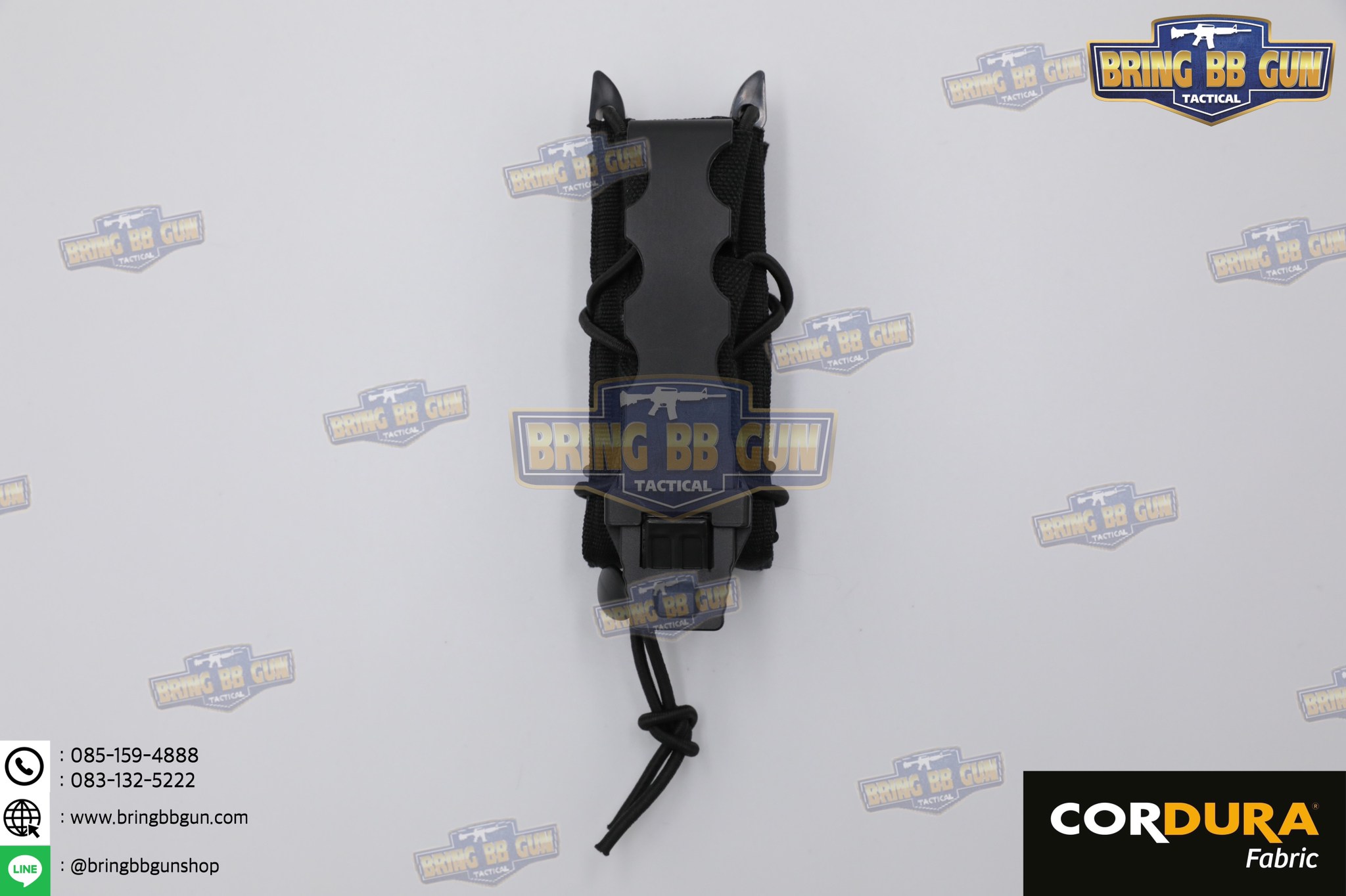 เพ้าแม็กกาซีน ทรง Tiger รุ่น 9mm. (ซองแม็กกาซีนเดี่ยวทรง TACO) (Tiger Type 9mm.) (Tiger Type 9mm. Magazine Pouch) (Magazine Pouch)