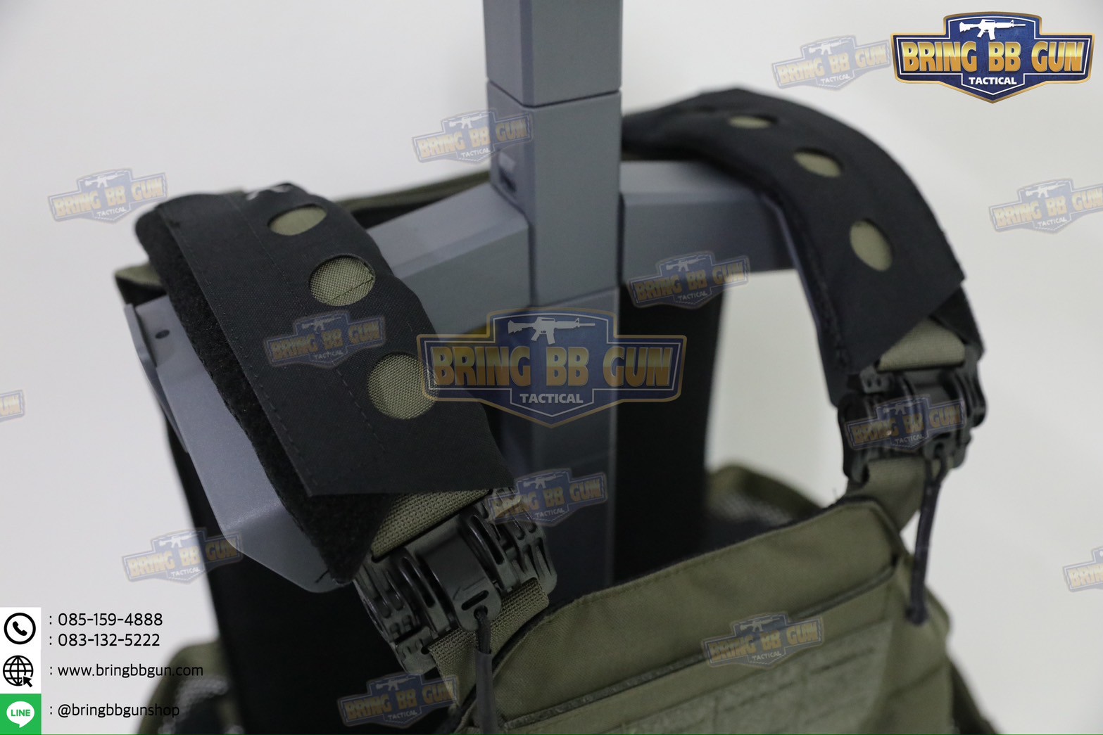 รองบ่าติดเสื้อเวส ทรง Ferro (แผ่นฟองน้ำรองบ่า) (แผ่นรองไหล่) (Shoulder Pads)