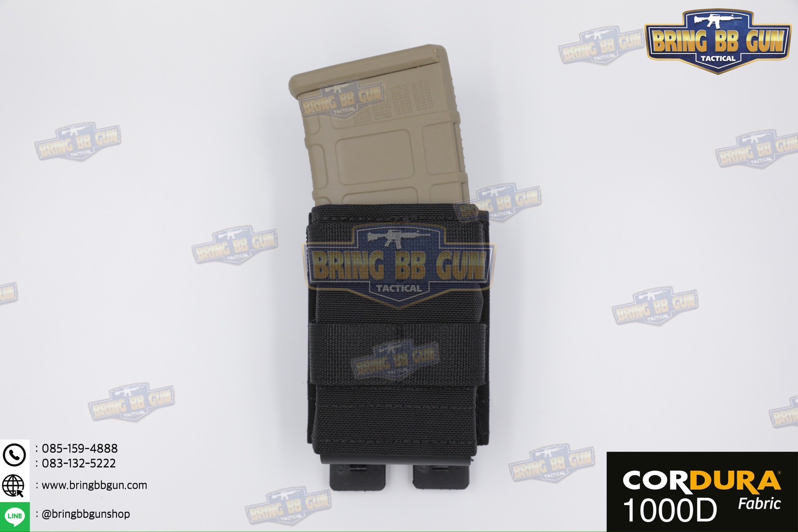 เพ้าแม็กกาซีนปืนยาว ทรง ESS รุ่น 5.56 (ซองแม็กกาซีนแบบเดี่ยว ESS รุ่น 5.56) (FAST 5.56 Single Soft Pouch)