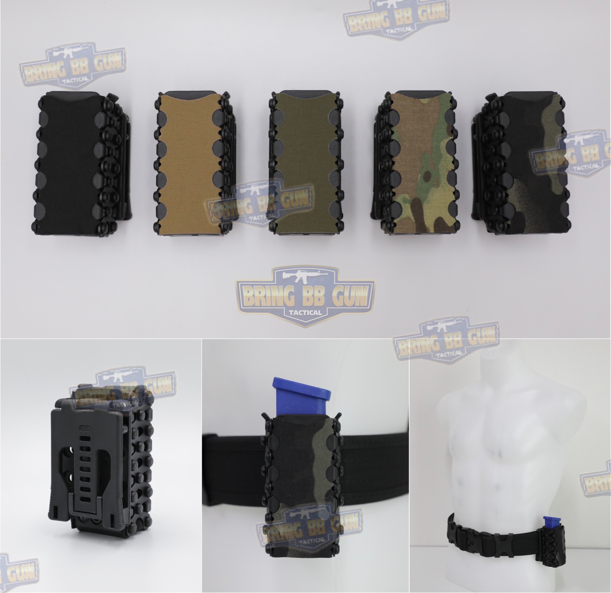 เพ้าแม็กกาซีน ทรง Auto Retention Mag Carrier (ซองแม็กกาซีนเดี่ยวทรง) (Automatic Retention Magazine Carrier) (Magazine Pouch) (DARA)