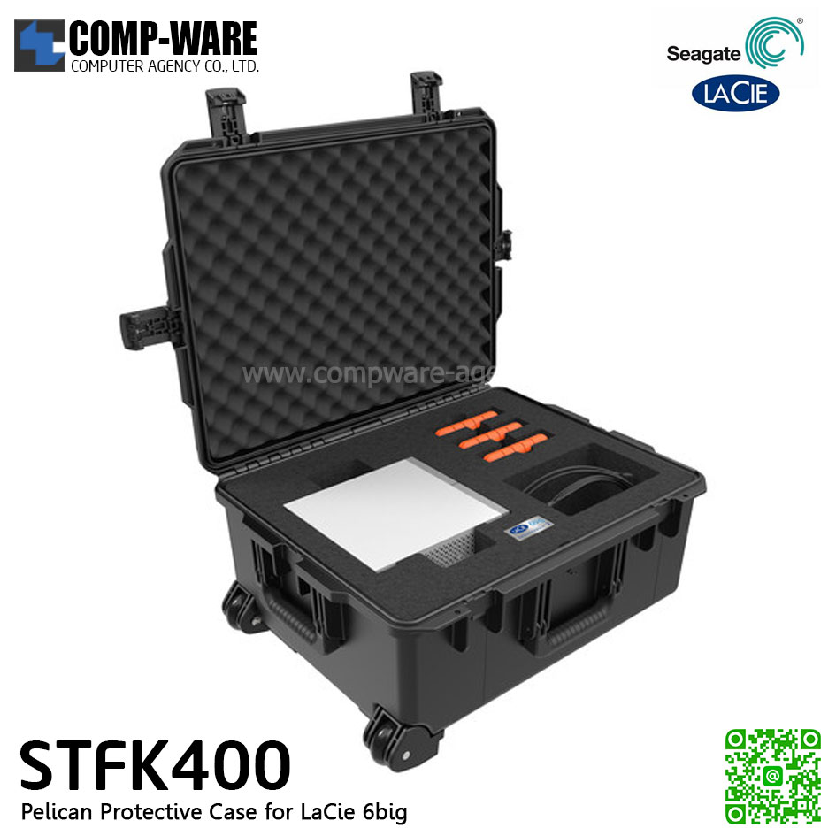 Pelican Protective Case for LaCie 6big - STFK400 กล่องกันกระแทกคุณภาพสูงจากอเมริกา // ขั้นต่ำในการสั่ง MOQ = 1